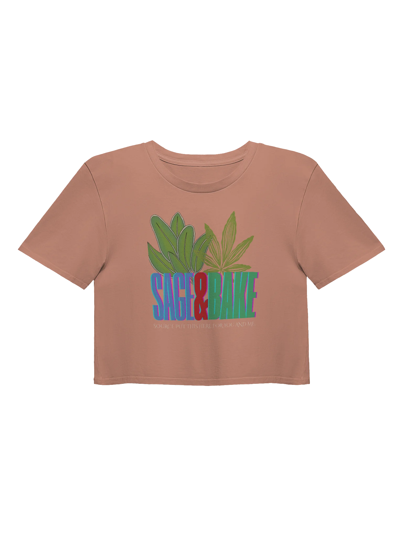 SAGE AND BAKE CROP TEE product image (1)