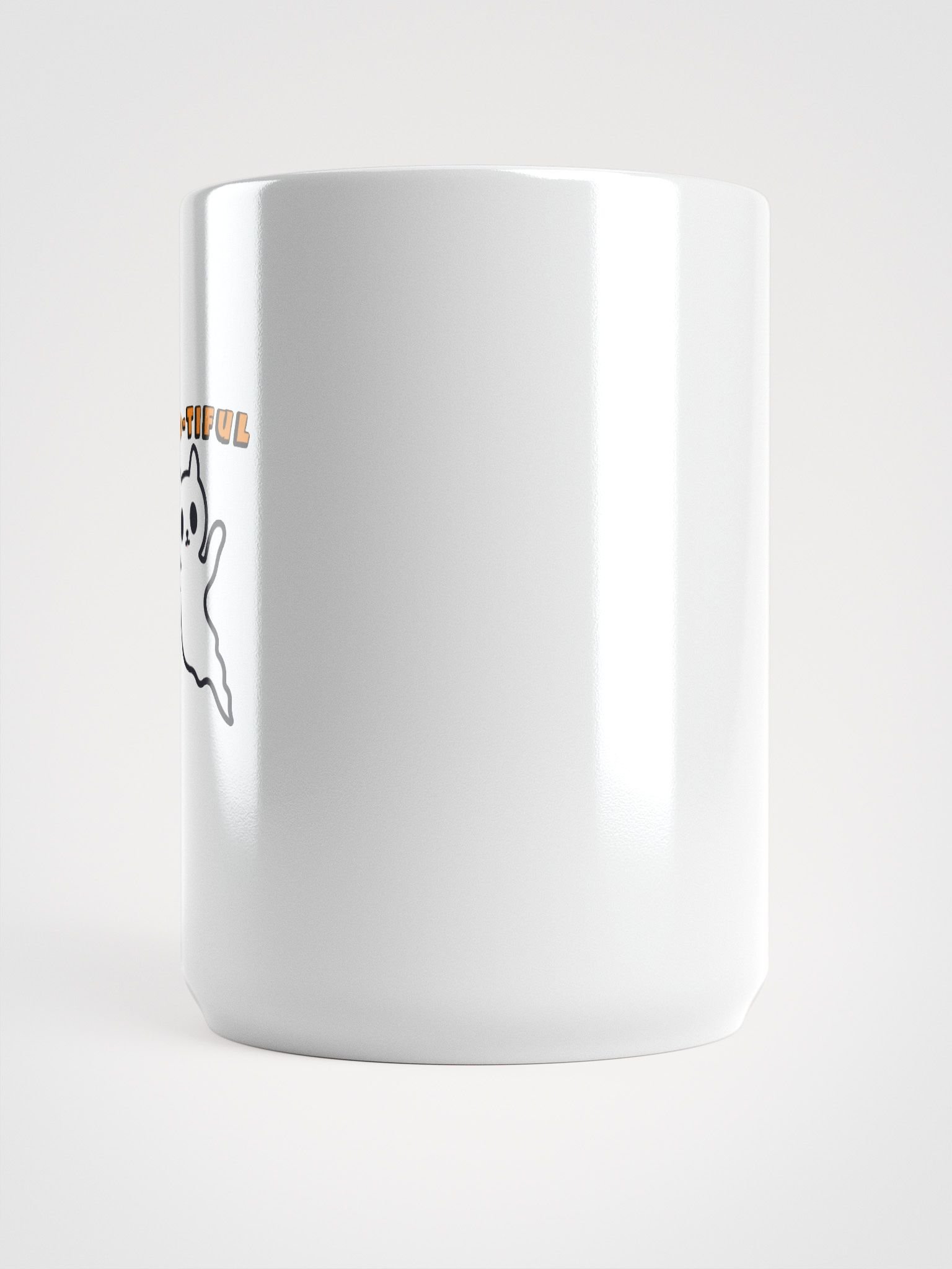 BOO-TIFUL Ghost White Glossy Mug product image (2)