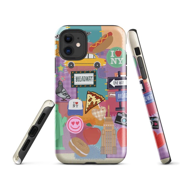 NYC Icons Collage iPhone® Tough Case product image (1)