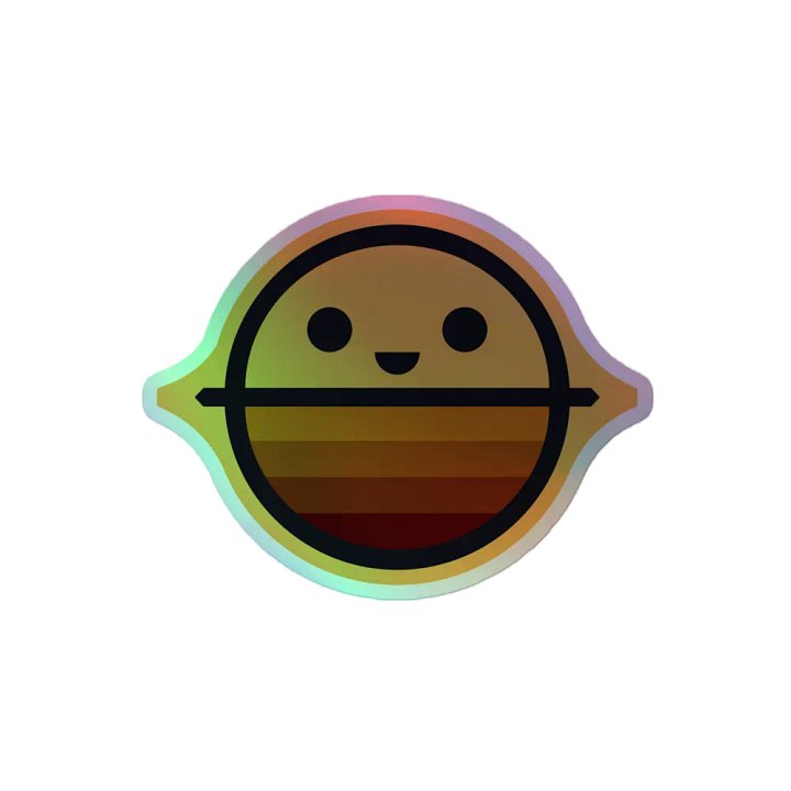 CRU holographic sticker product image (2)