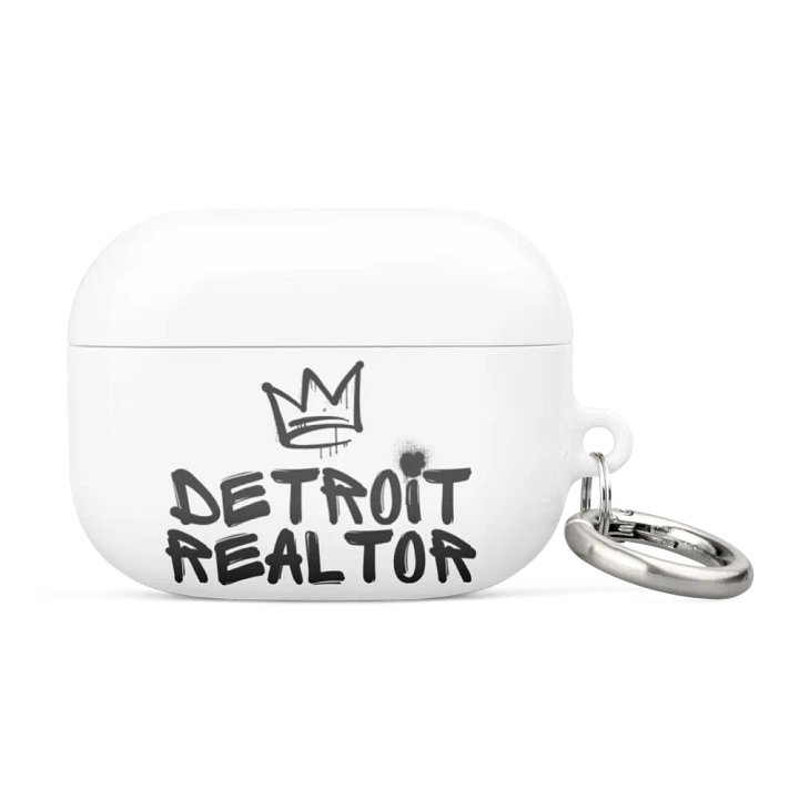 Detroit Realtor Crown All-Over Print AirPods® Case product image (4)