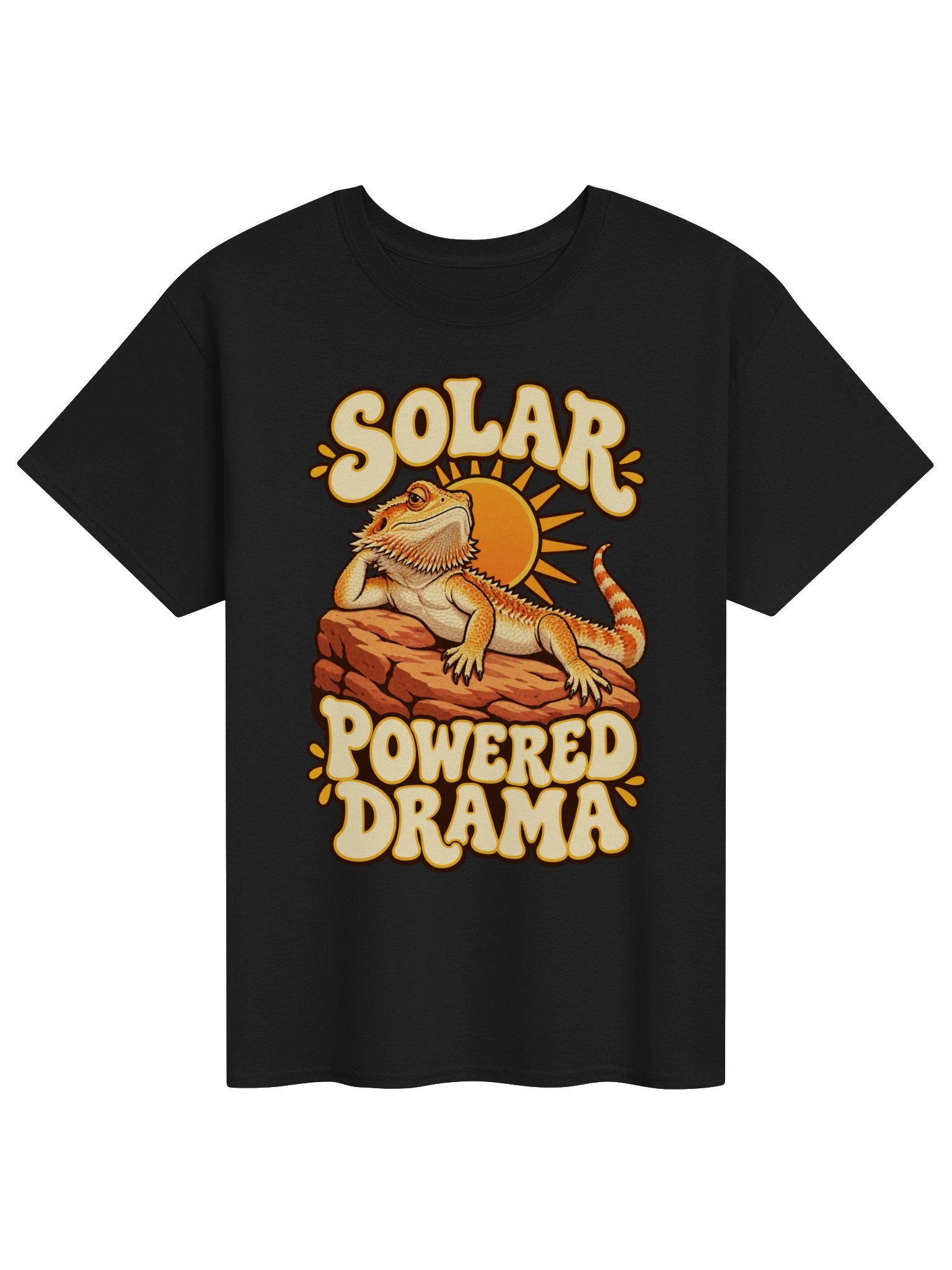 Solar Powered Drama Bearded Dragon T-Shirt product image (1)