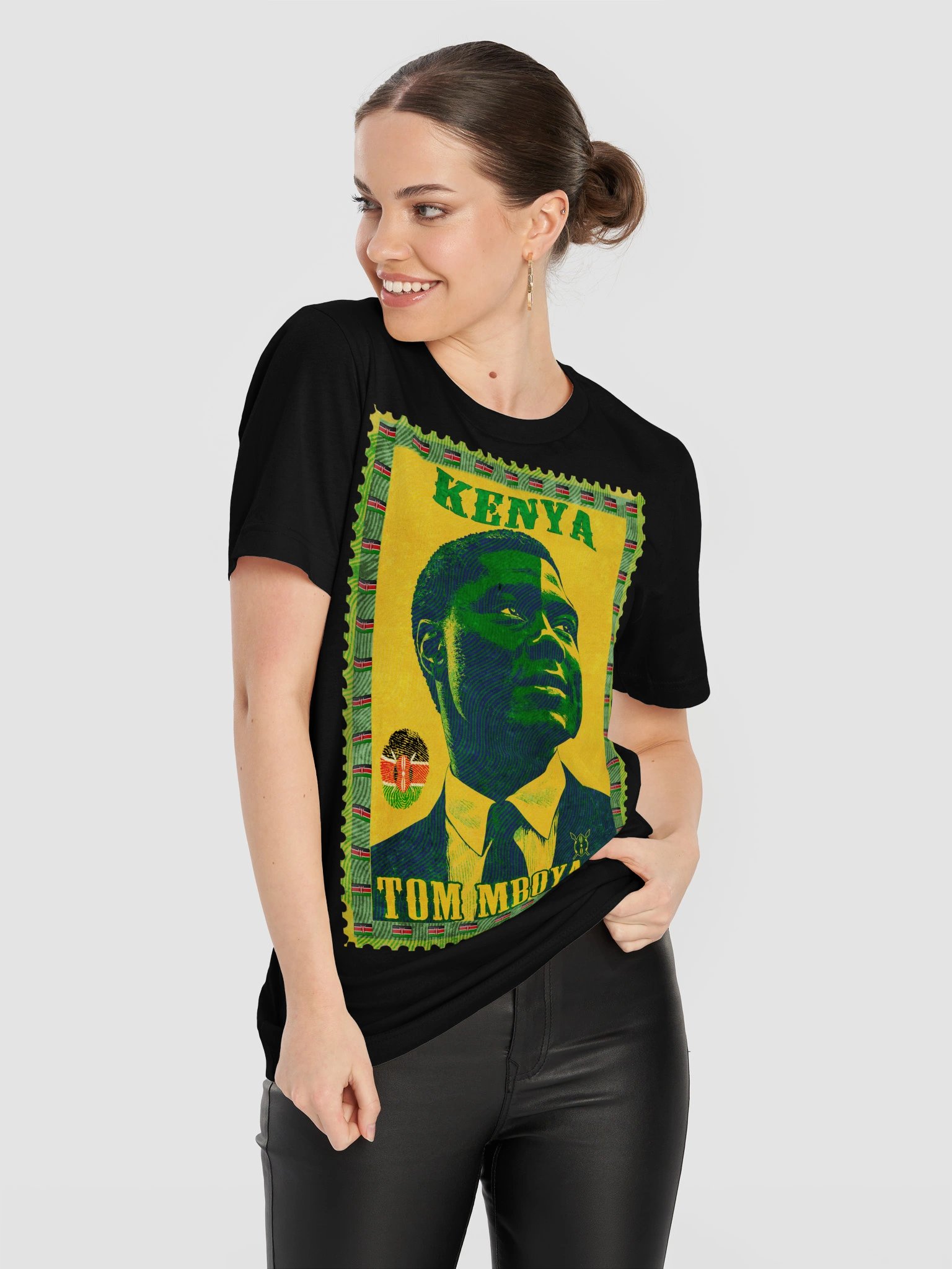 Tom Mboya Kenya Vintage Postage Stamp Tee product image (9)