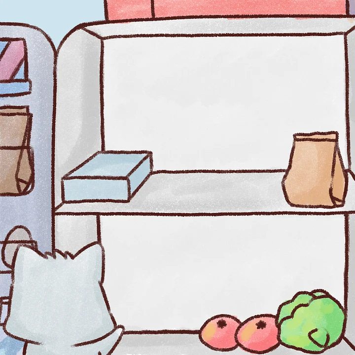 Nyx's refrigerator~ | 6cm memopad product image (1)