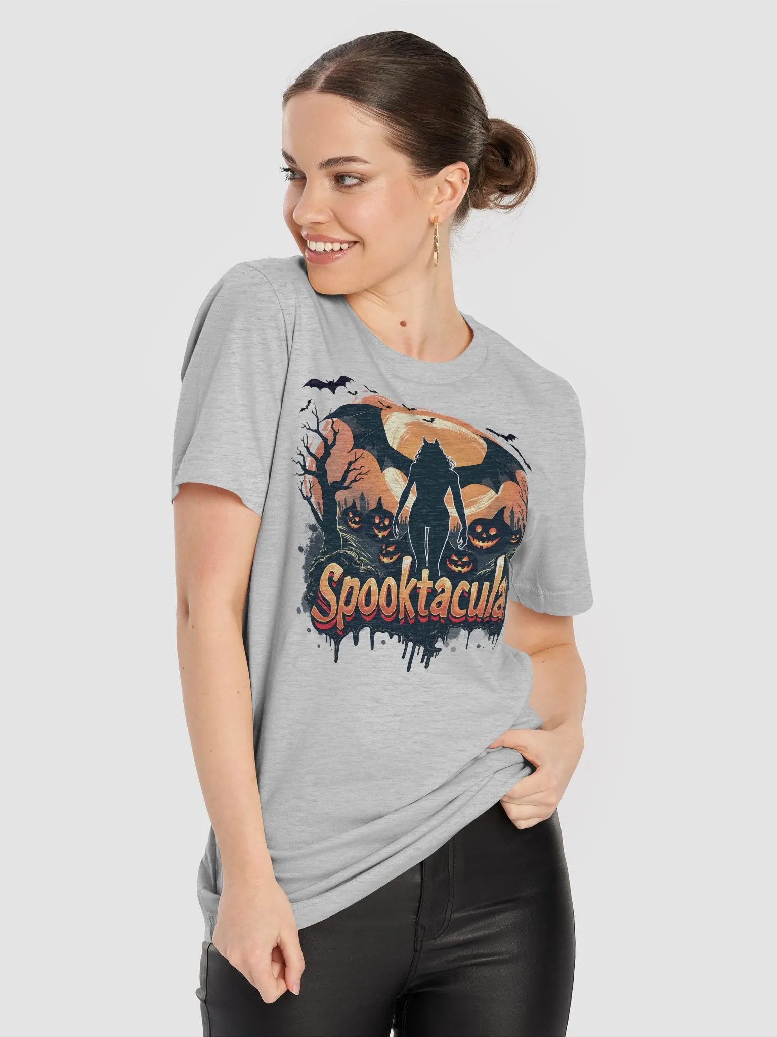 Spooktacular Moonlight Silhouette T-Shirt product image (39)