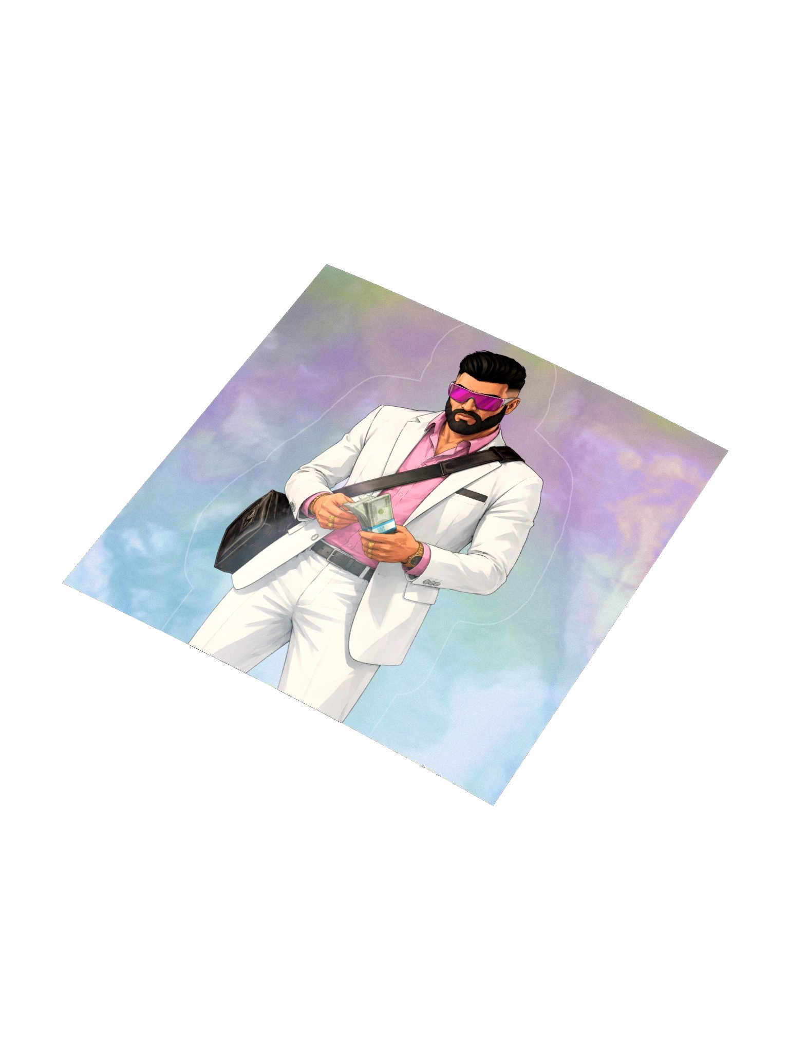 Droppo Escobar Counting Stacks Sticker product image (3)