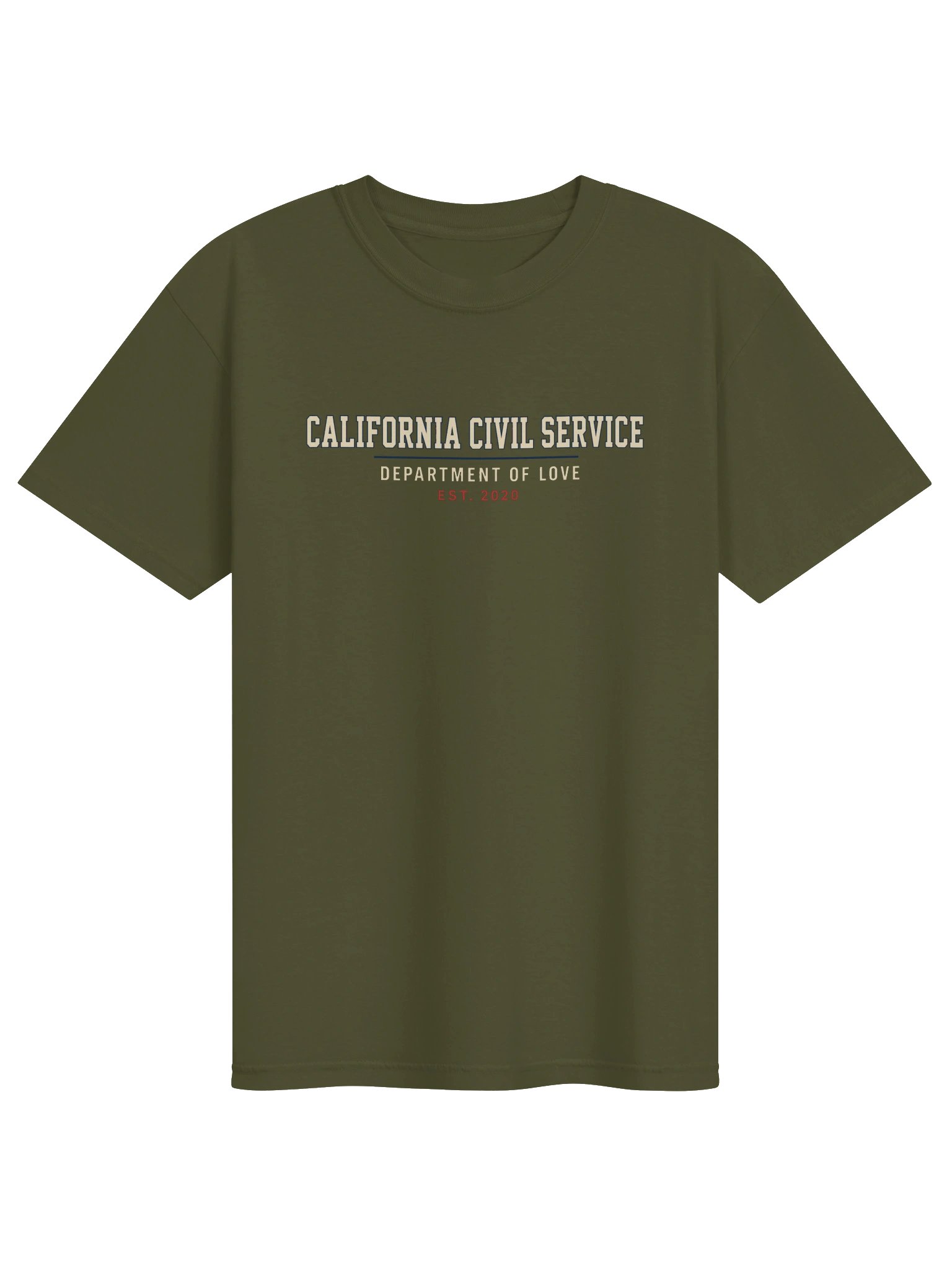 California Civil Service Tee - Dept. of Love State Worker Shirt product image (1)