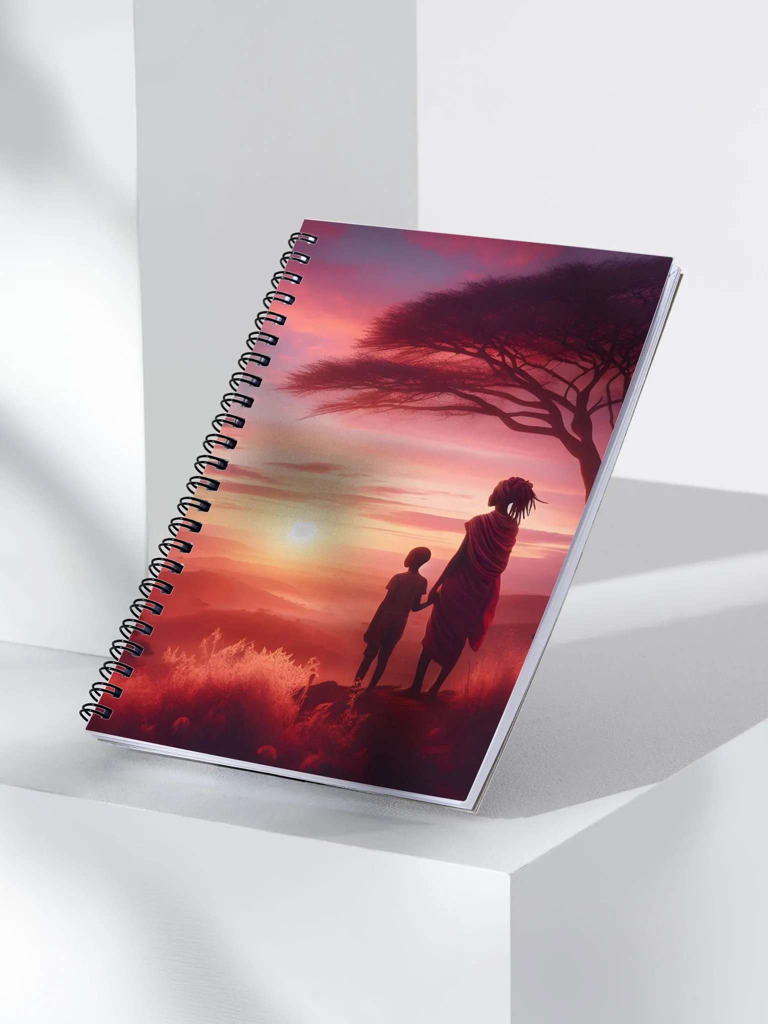Savannah Glow Spiral Doted Notebook product image (3)