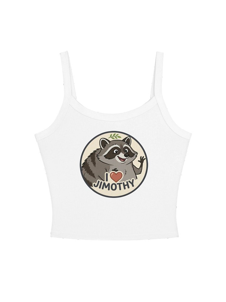 I Love Jimothy Women's Micro-Rib Tank Top product image (2)