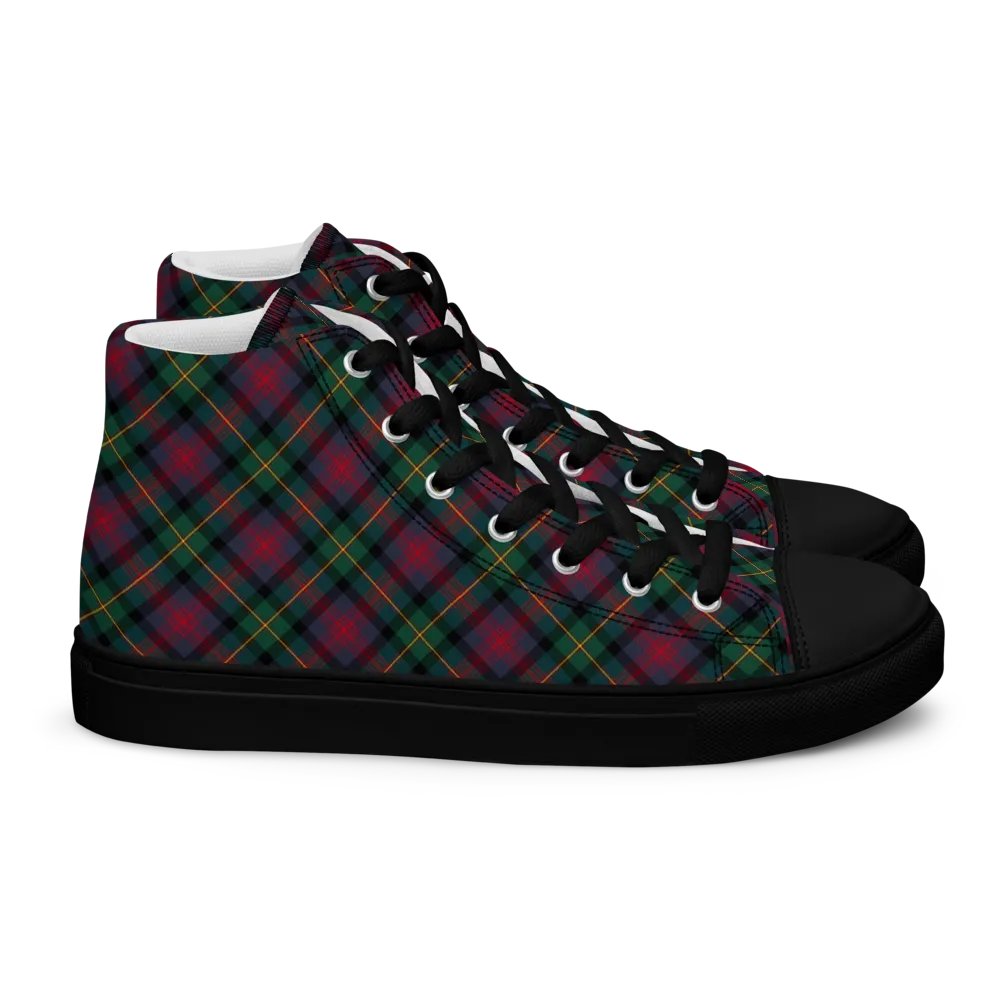 Logan Tartan Men's High Top Shoes product image (3)