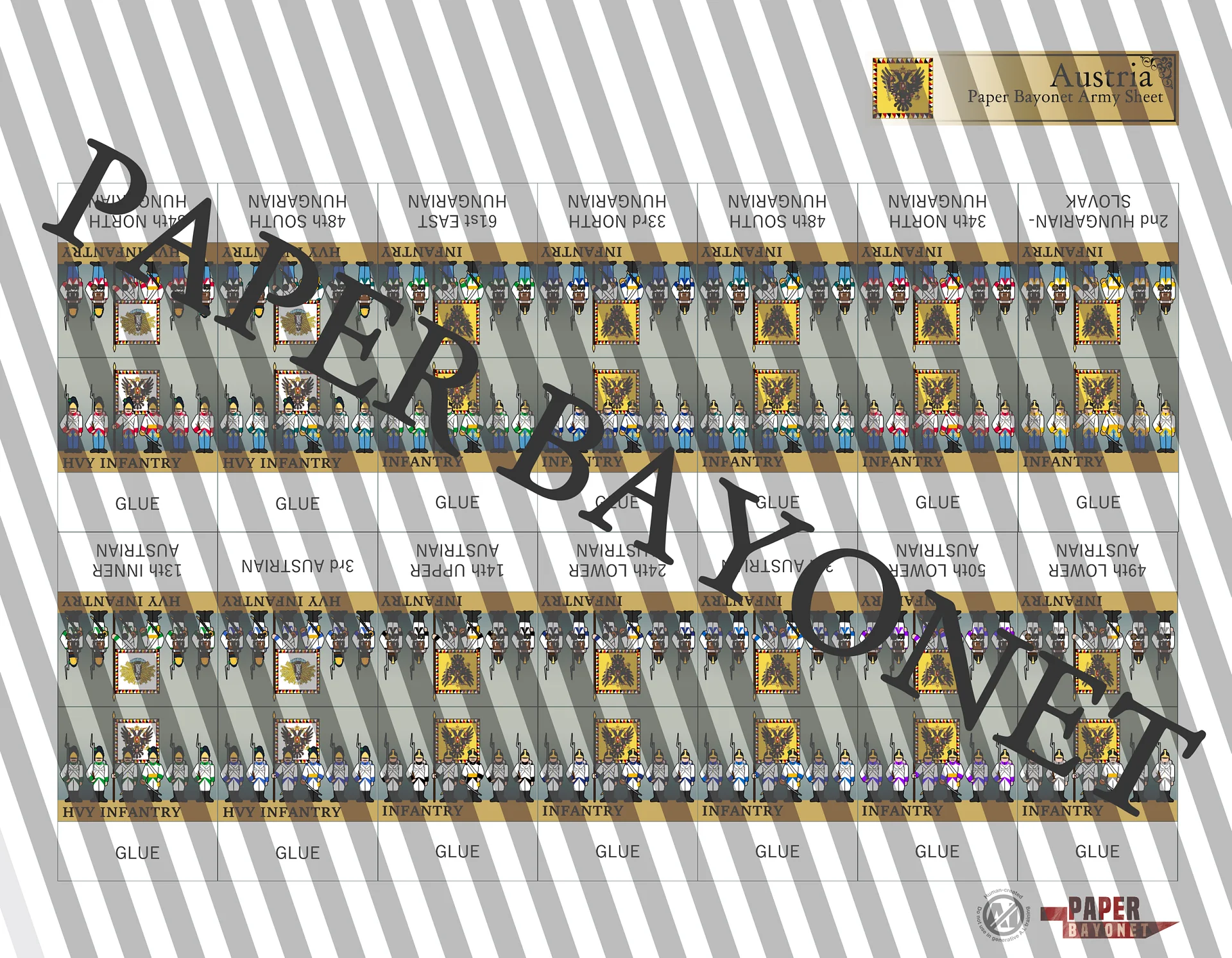 Austria Army Sheets product image (6)