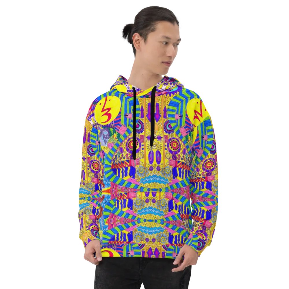 Abstract Colourful Doodles Unisex Pull Over Hoodie product image (1)