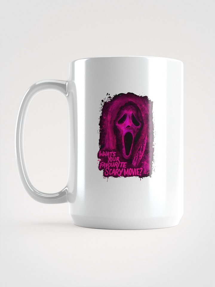Ghost face pink mug product image (1)