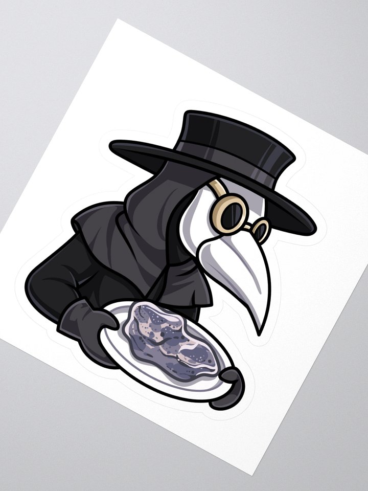 Bubonic Plague Chicken Sticker product image (2)