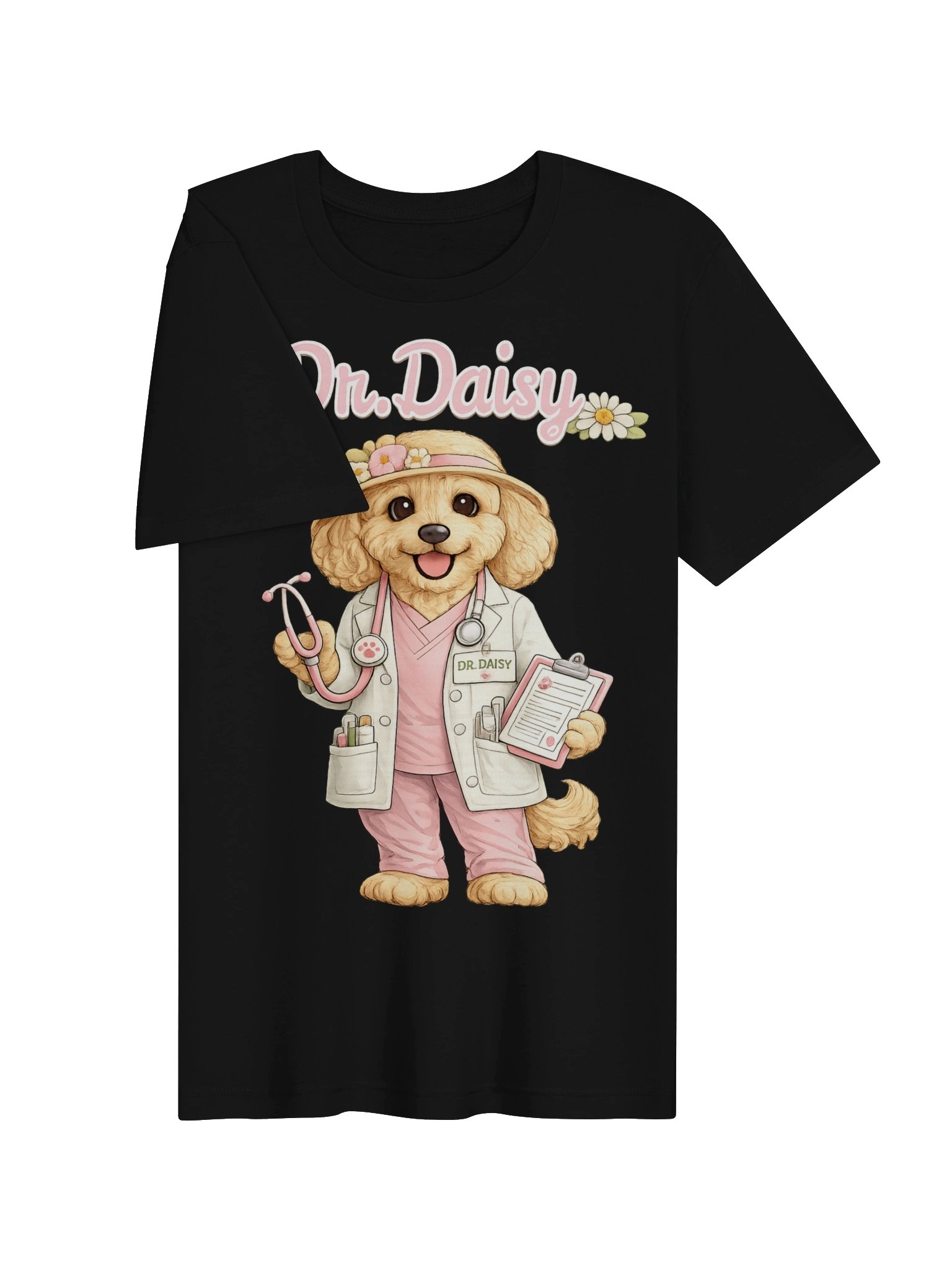 Dr. Daisy Cute Dog Nurse Tee product image (29)