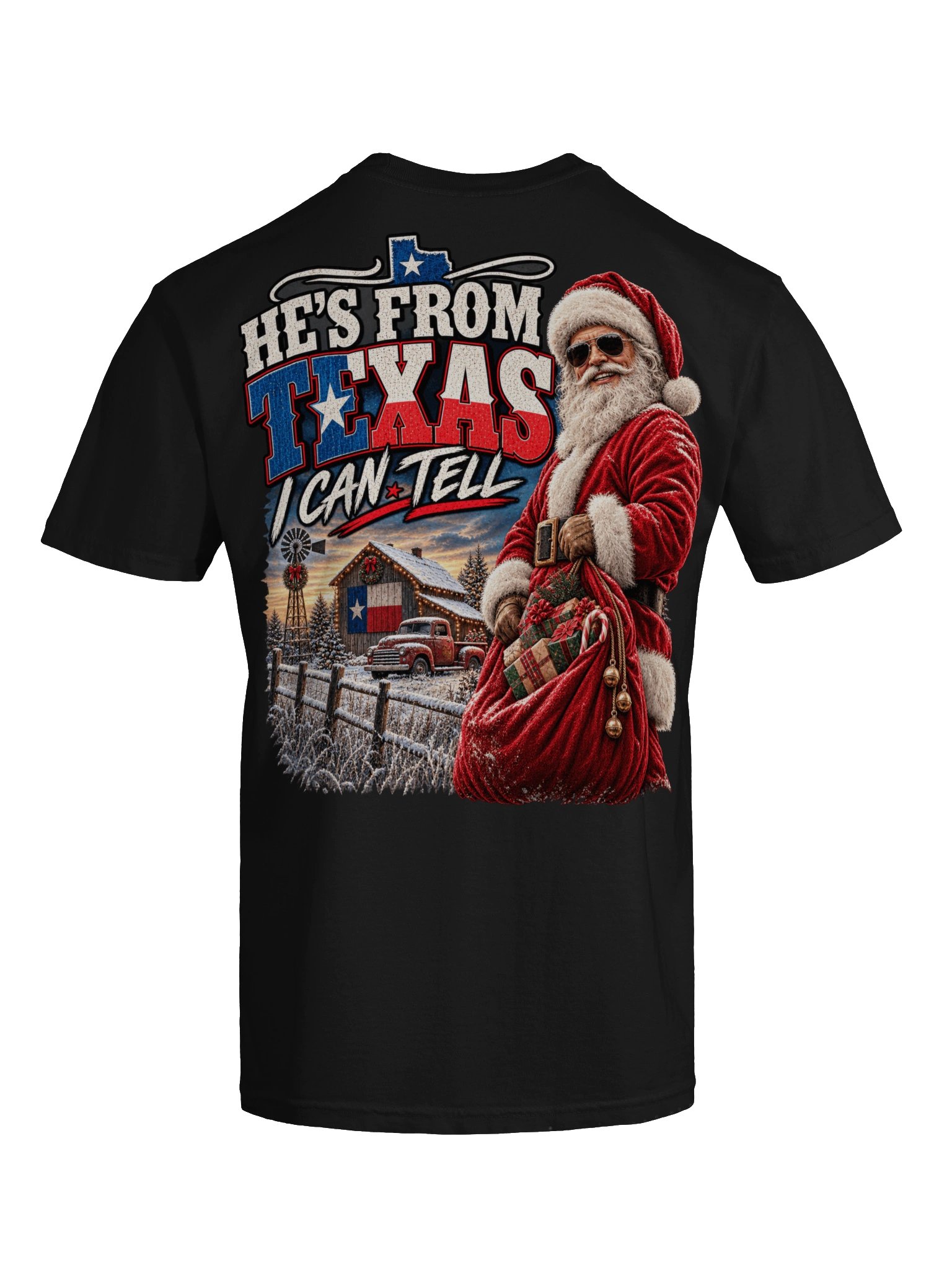 He's From Texas I Can Tell Christmas Shirt product image (1)