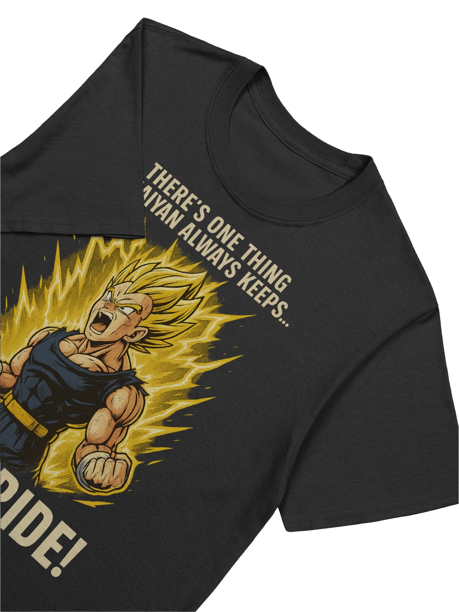 Vegeta Pride T-Shirt | Dragon Ball Z Saiyan Rage Power-Up Tee product image (7)