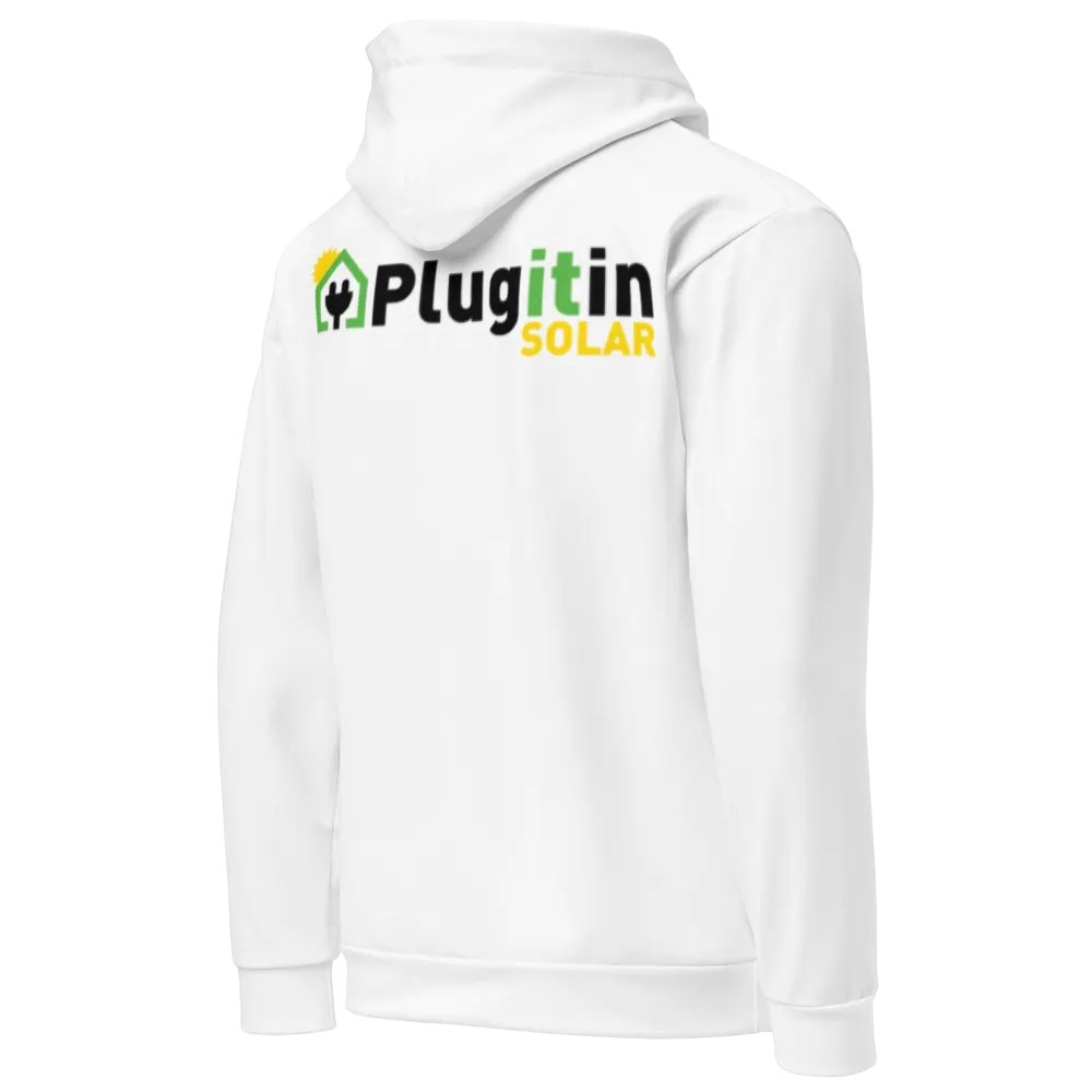 Plug It In Solar High-Quality Recycled Unisex Hoodie product image (5)