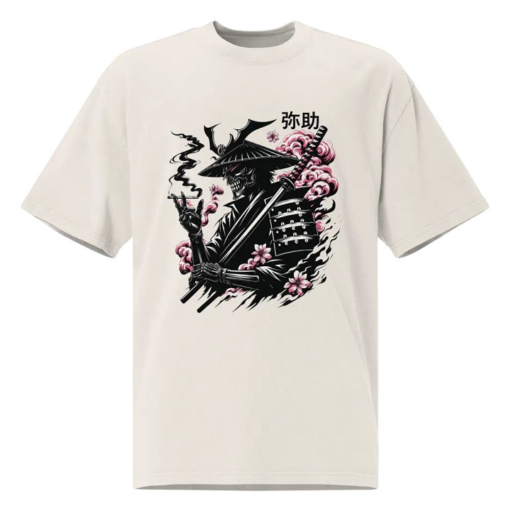 Samurai Shadows -AS Colour Premium Oversized Faded T-Shirt product image (1)