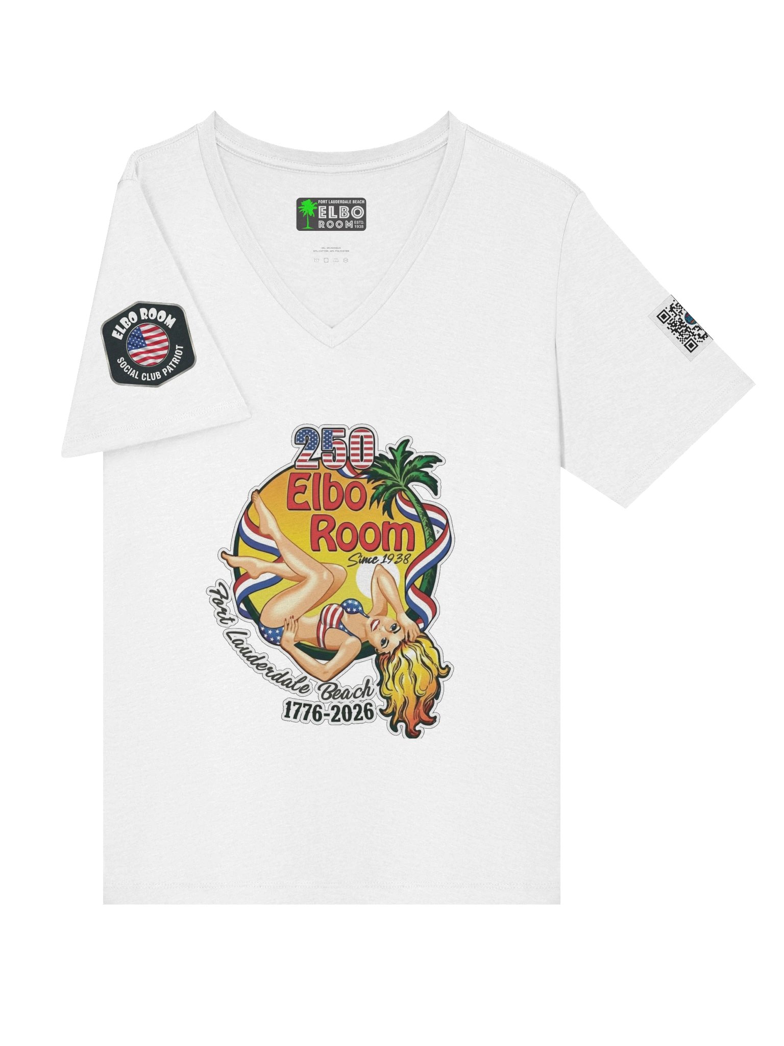 America 250 Ladies V-Neck | Elbo Room 1776-2026 Edition product image (82)