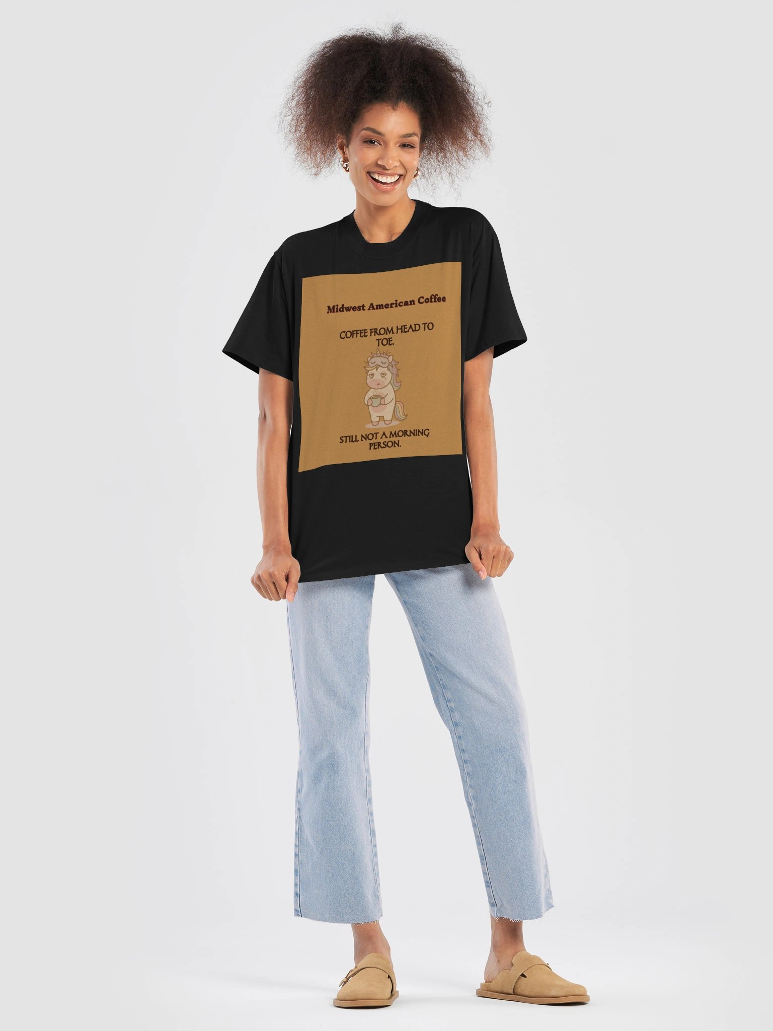 Not a Morning Unicorn – Funny Coffee Lover T-Shirt product image (23)