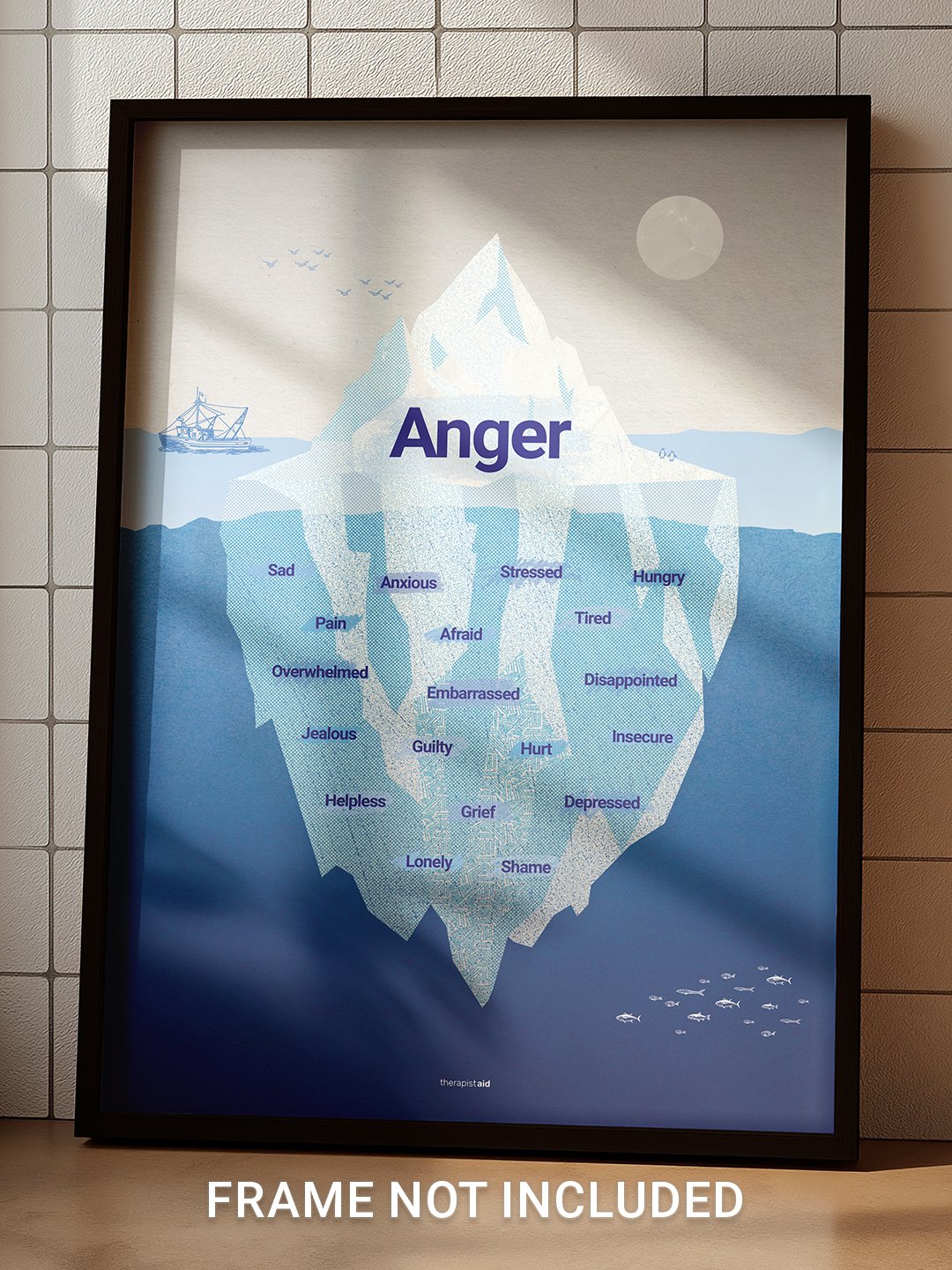 Anger Iceberg poster (papercraft style) product image (1)