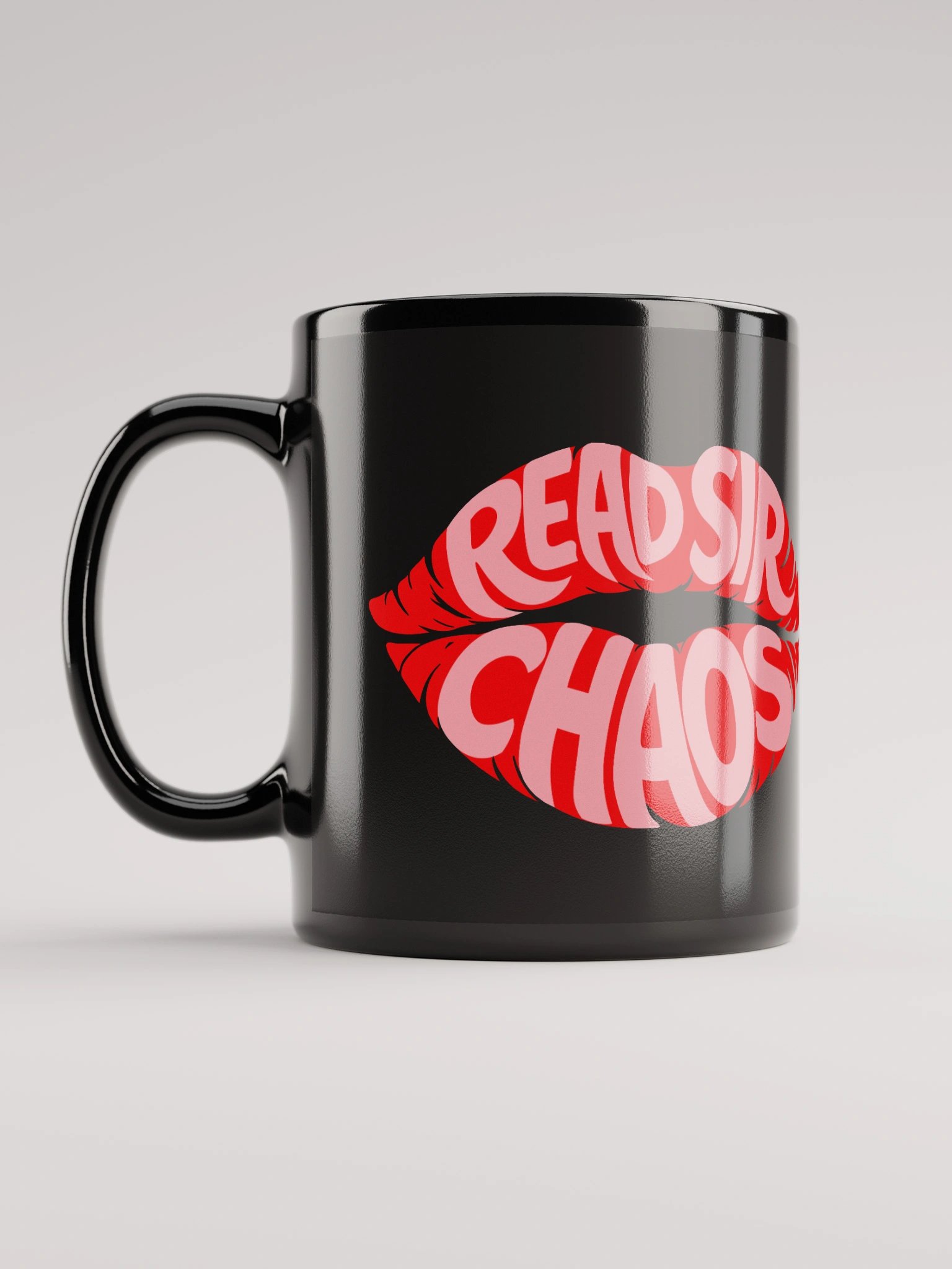 Read My Lips Black Mug product image (6)