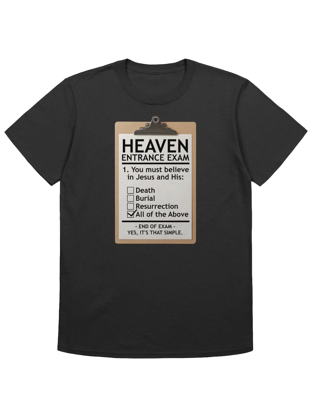 Heaven Entrance Exam T-Shirt product image (1)