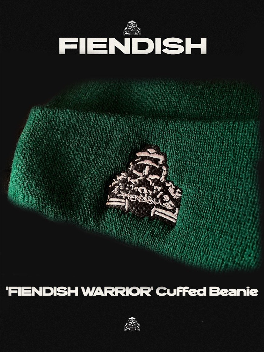 FIENDISH 'FIENDISH WARRIOR' Cuffed Beanie product image (1)