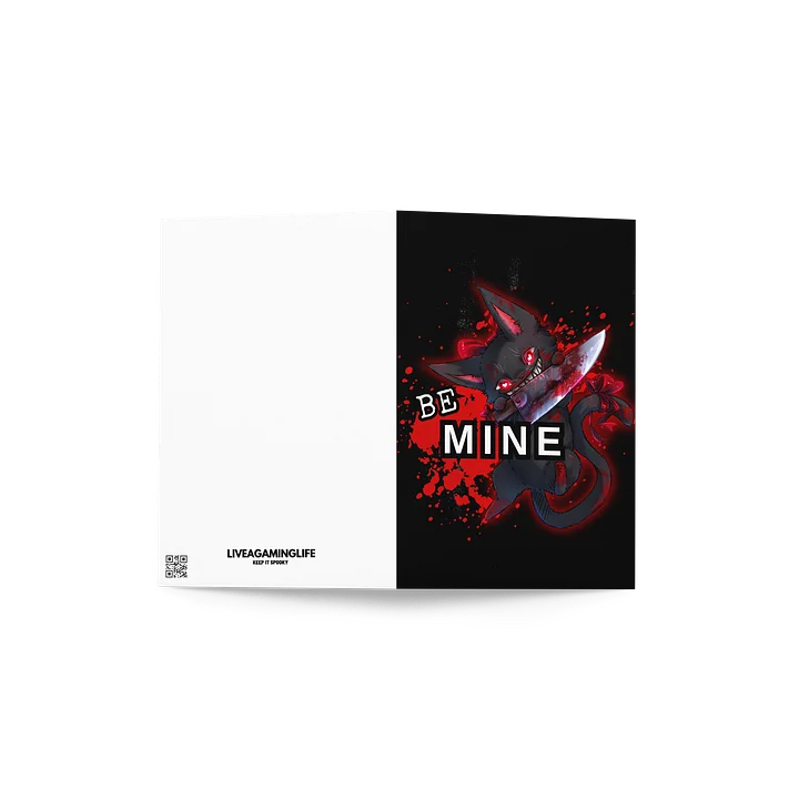Purrfect Sweethearts | Be Mine – Horror Valentine Card product image (4)