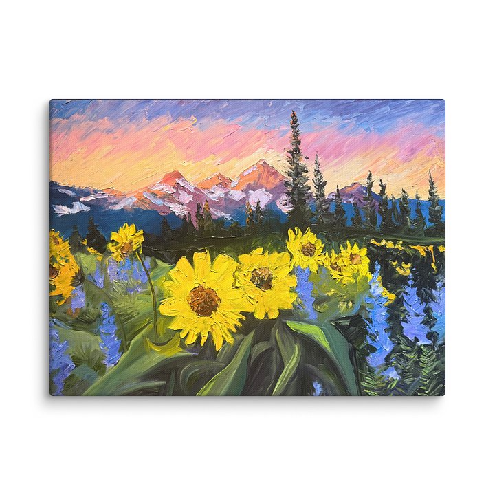 Mule Ears and Lupines - Giclee Canvas product image (7)
