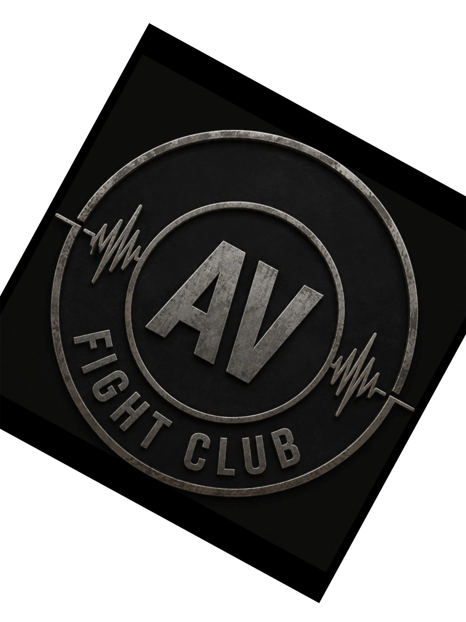 AV FIGHT CLUB LOGO STICKER (ROUND WAVE) product image (2)