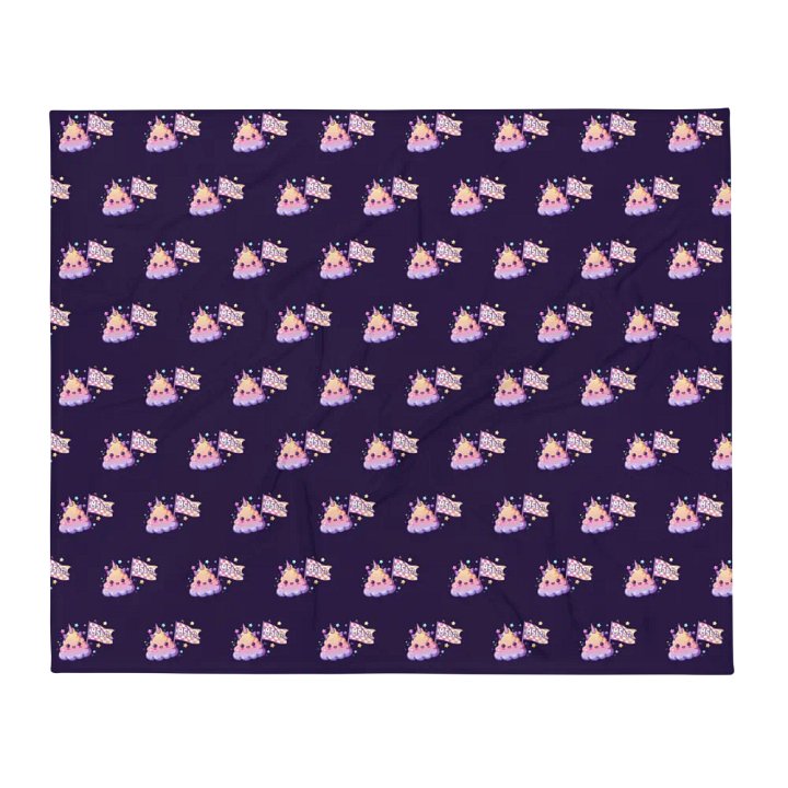MSLA Sparkle Poop - Throw Blanket product image (2)