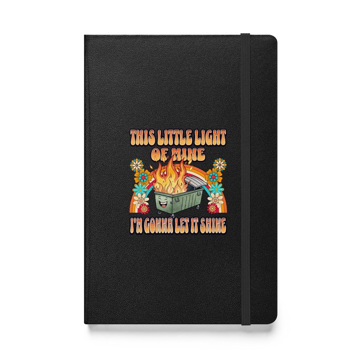 This Little Light Of Mine Dumpster Hardcover Journal product image (1)