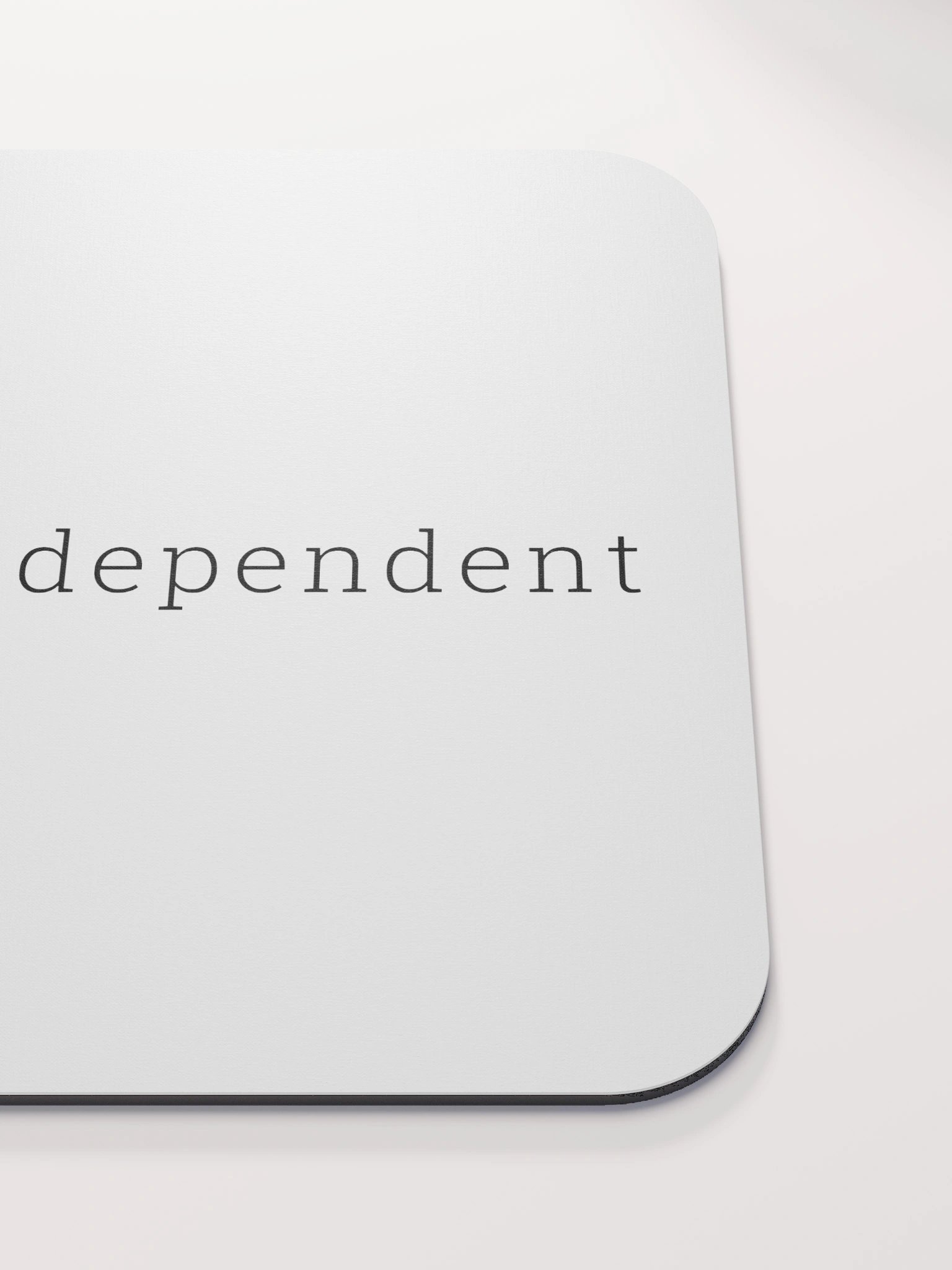 Actually Independent - Mouse Pad (White) product image (5)