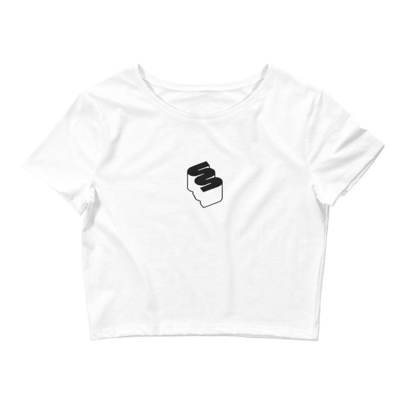 Women Crop Tee (White) product image (1)