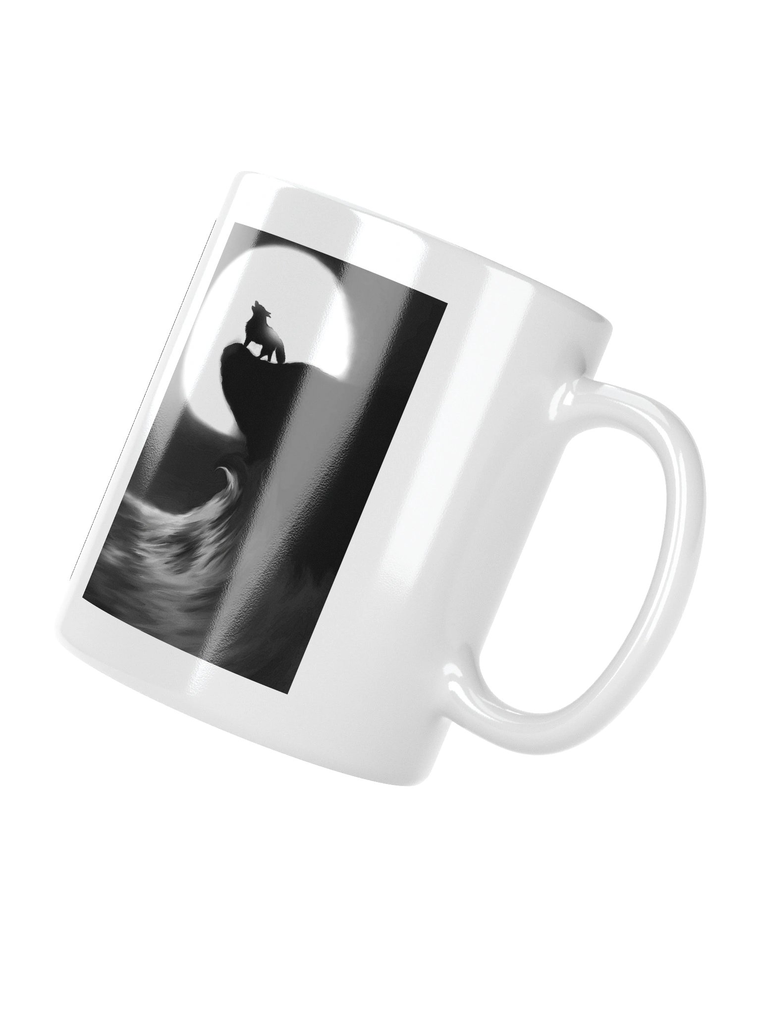 White Glossy Mug product image (3)