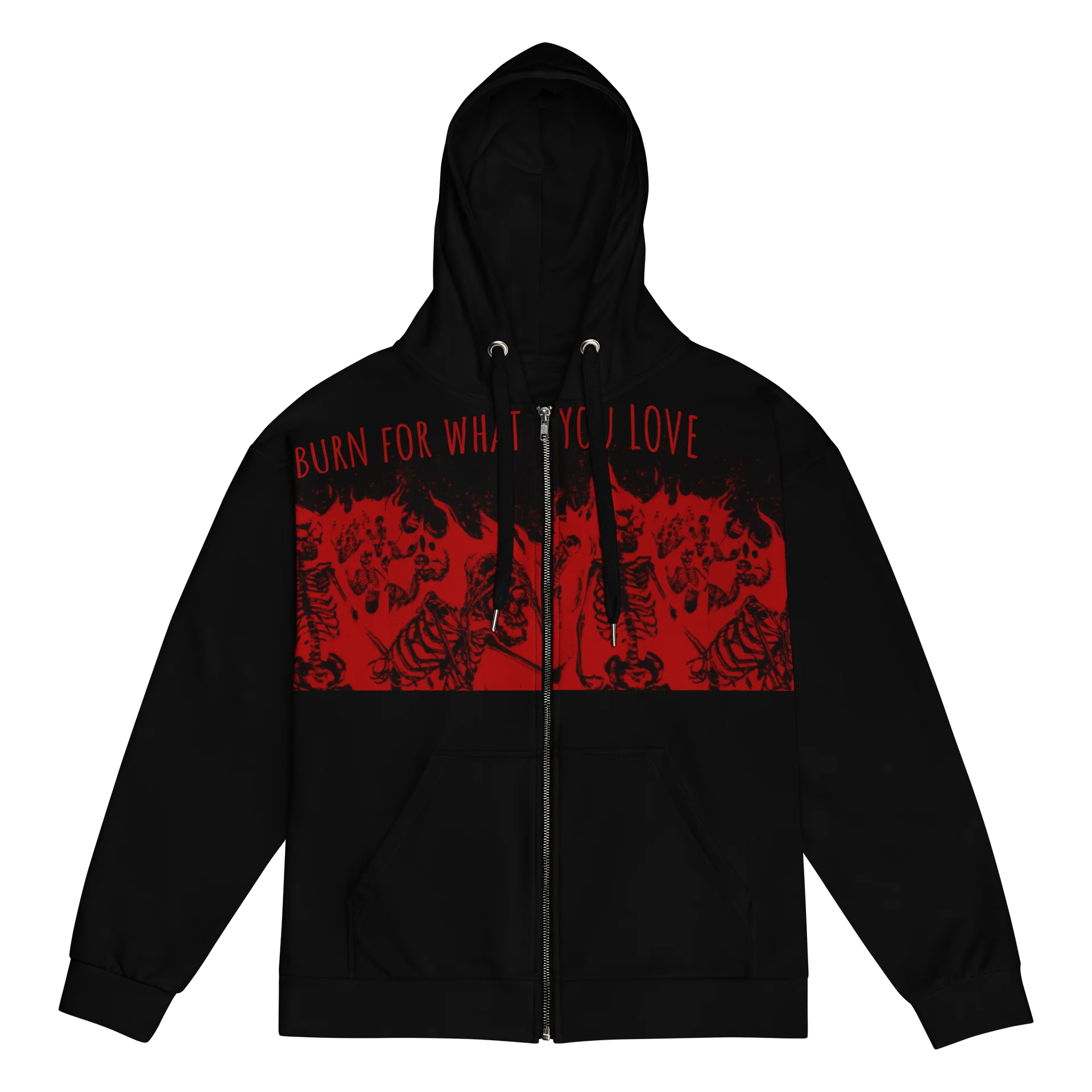 INFERNO CORE - "Burn For What You Love" Zip-Up Hoodie product image (1)