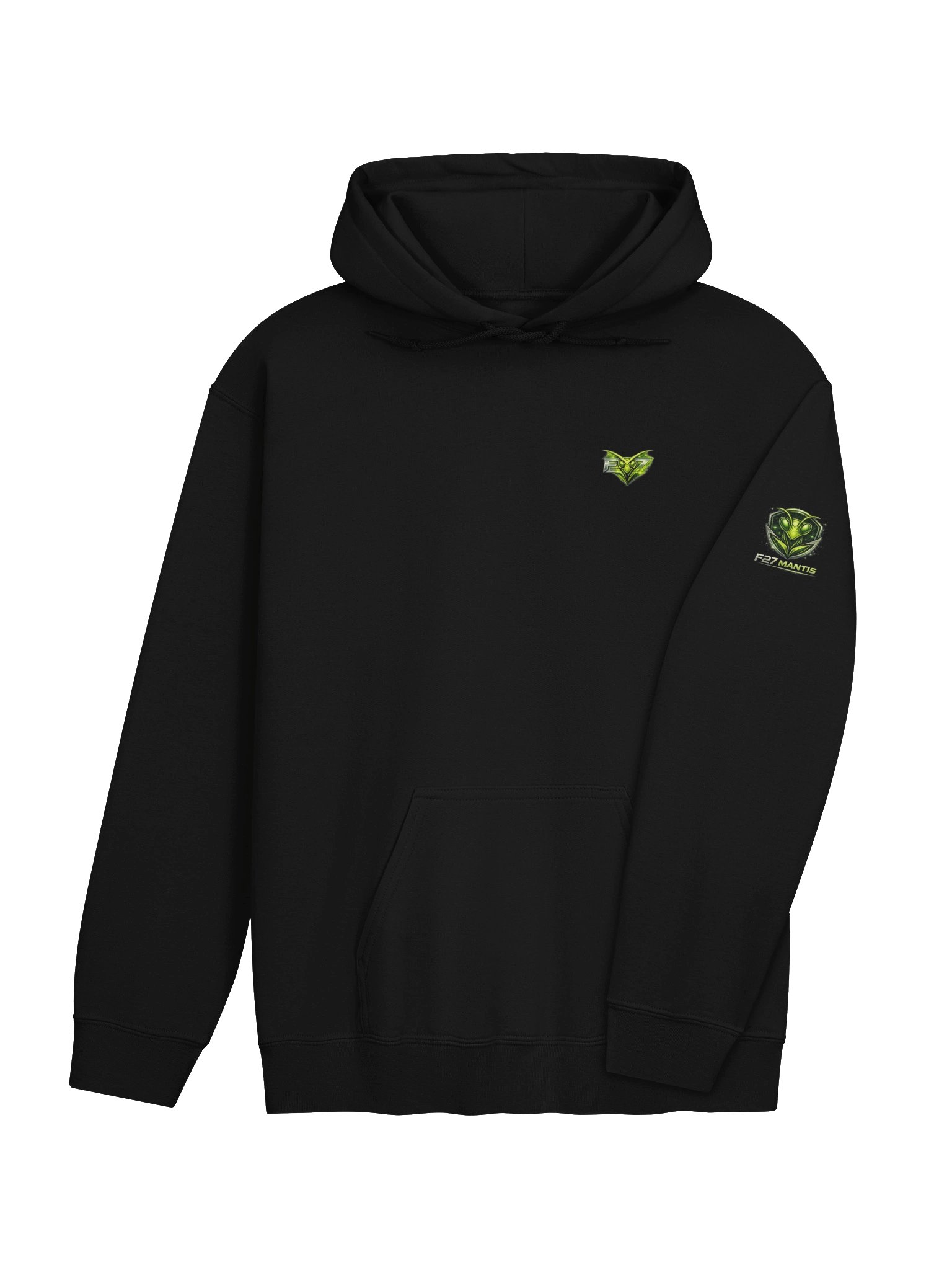 F27 Mantis Strength In Silence Hoodie | Motivational Gym Wear by FayzieBobs product image (4)