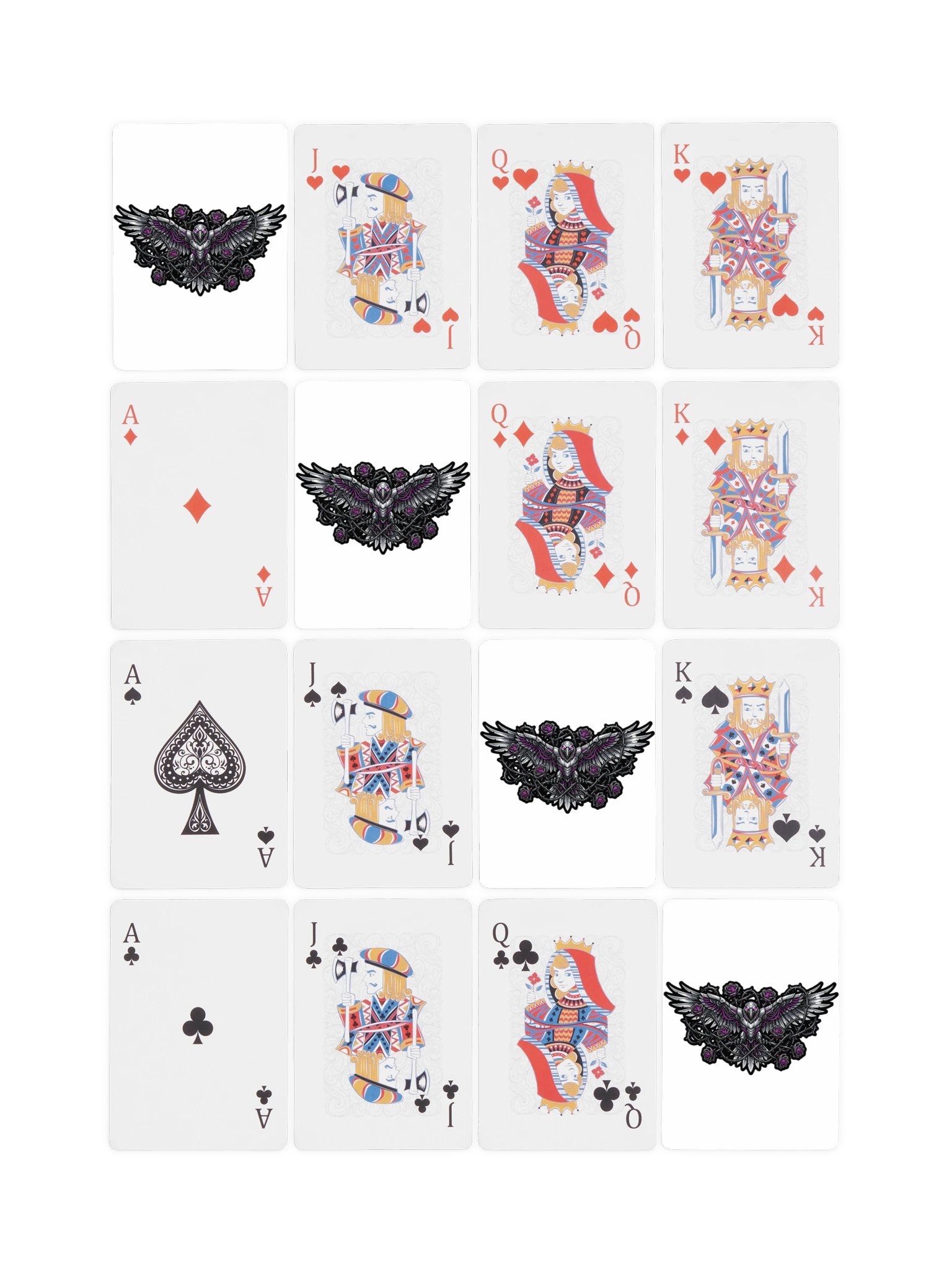 Mechanical Raven Rose Poker Deck product image (5)