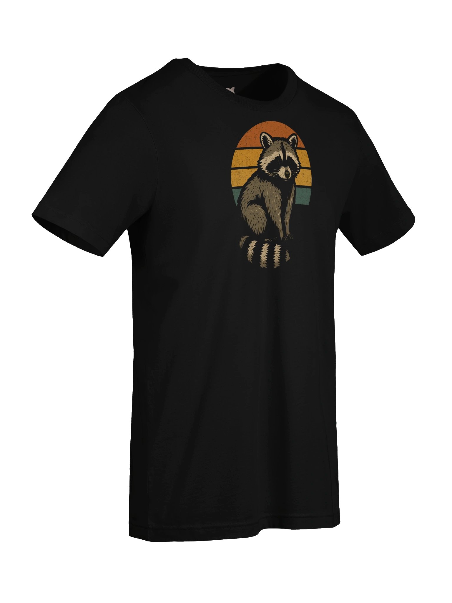 Retro Sunset Raccoon Tee product image (7)