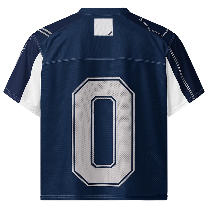 Midnight Navy & Silver Soccer Jersey | Minimalist Heritage Football Shirt | Premium World Cup 2026 Jersey product image (2)