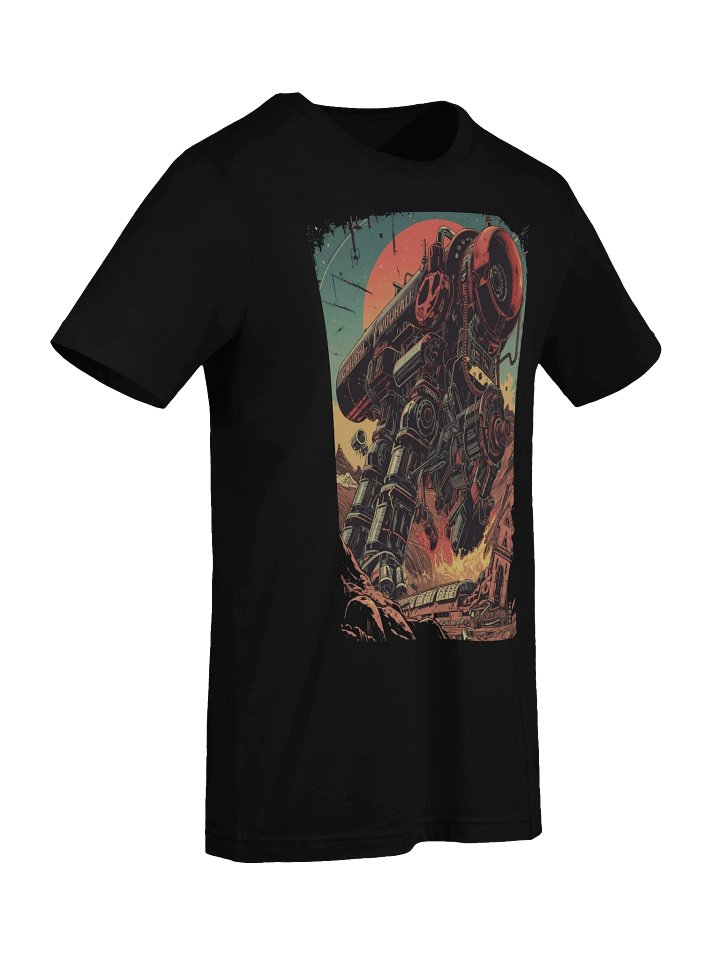 Retro Mech Desert Clash Lightweight T-Shirt product image (2)