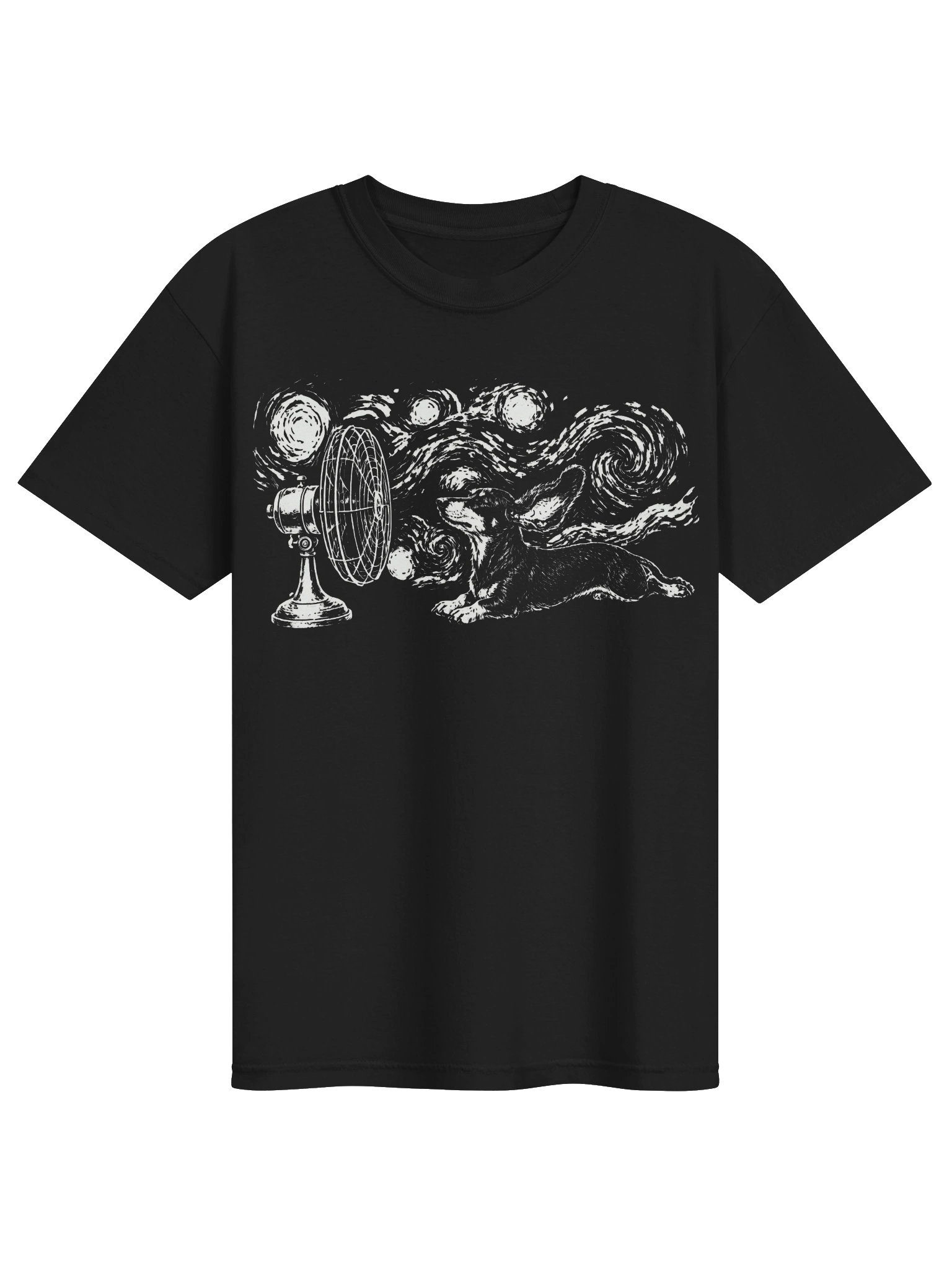 Dachshund Chill Fan Shirt - Funny Hot Weather Dog Tee product image (1)