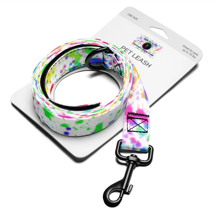PRIDE Rainbow Splatter Pet Leash product image (2)