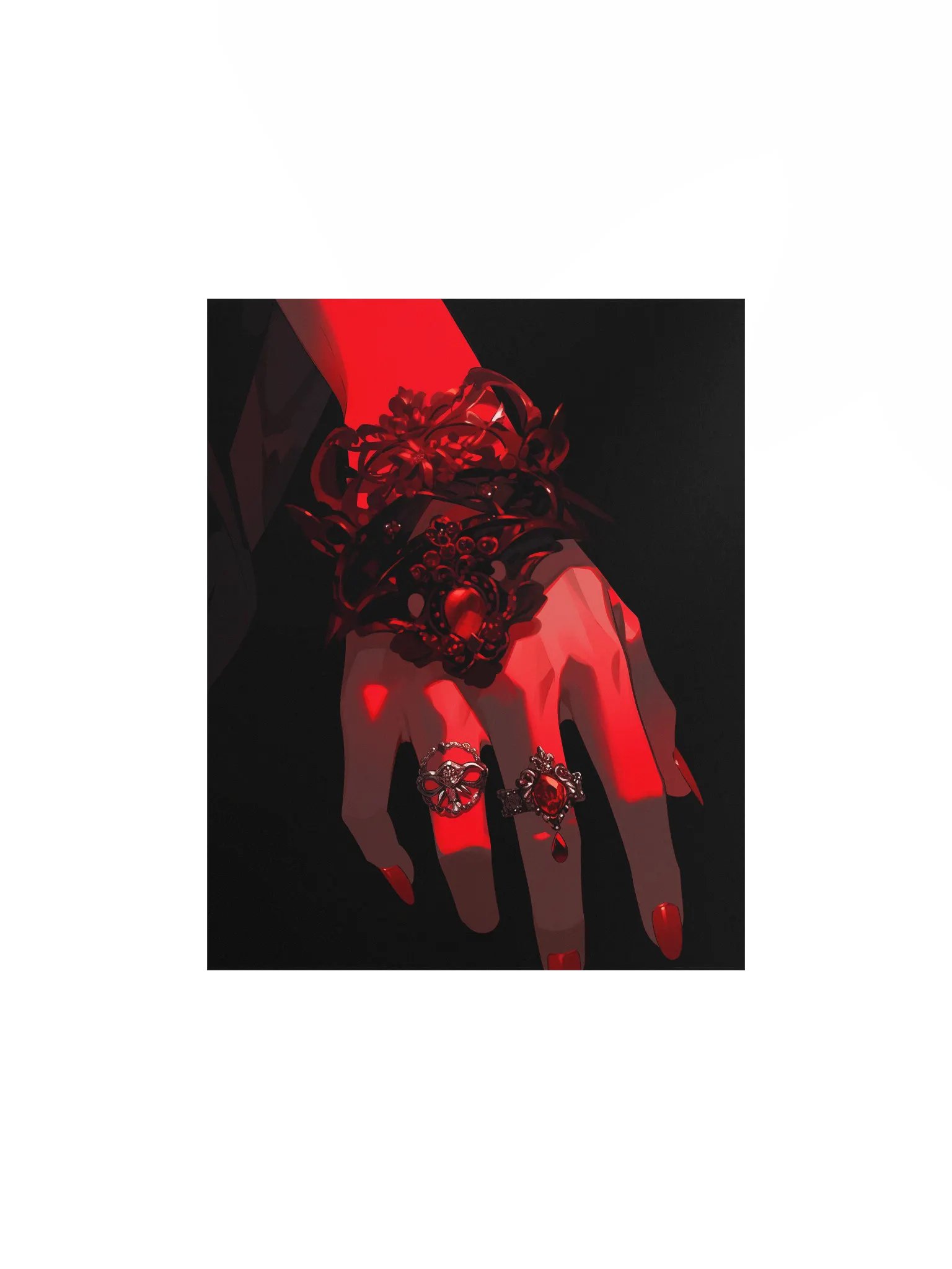 Gothic Floral Adornments Poster product image (4)
