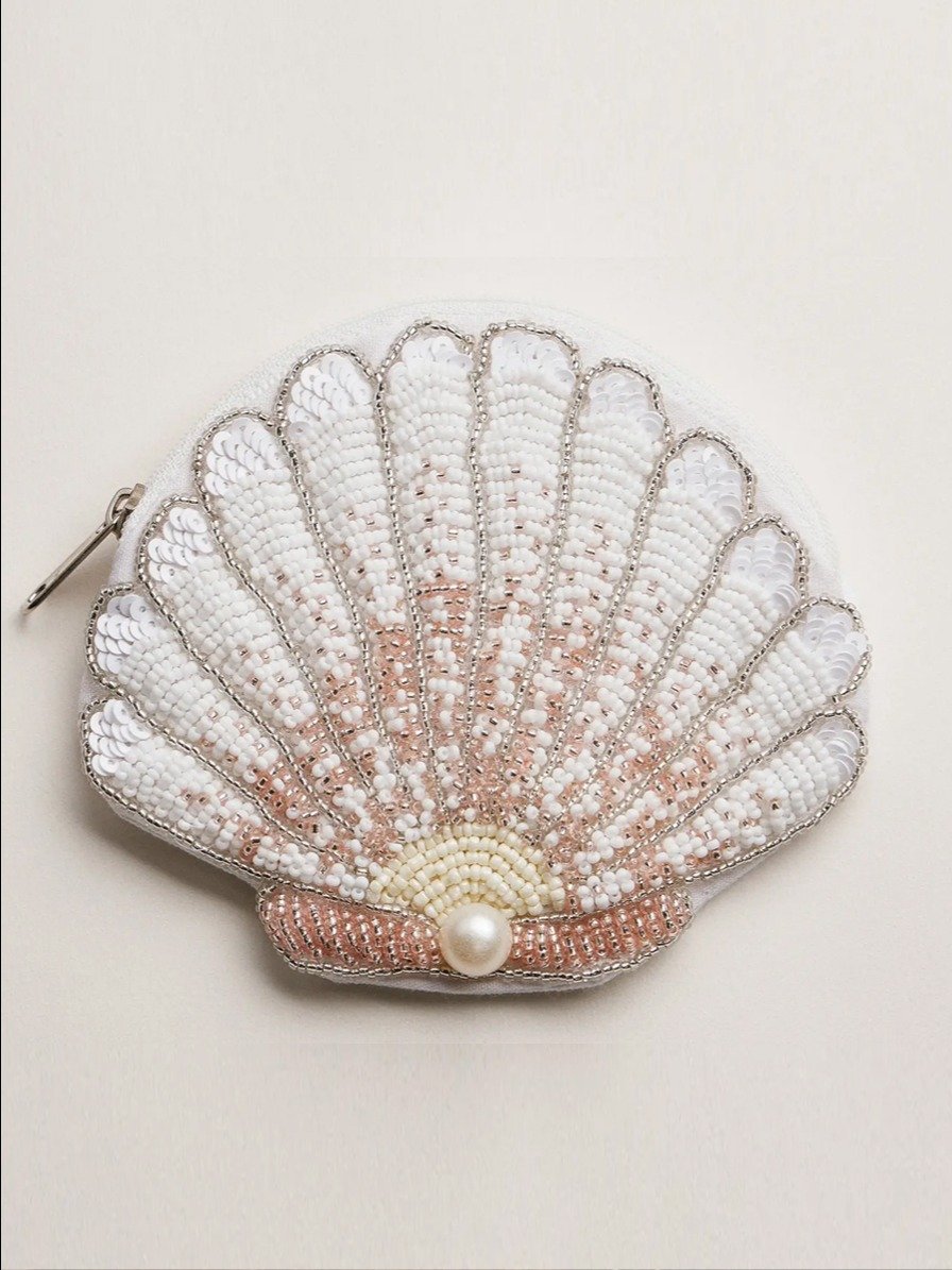 Seashell Beaded Coin Purse product image (1)