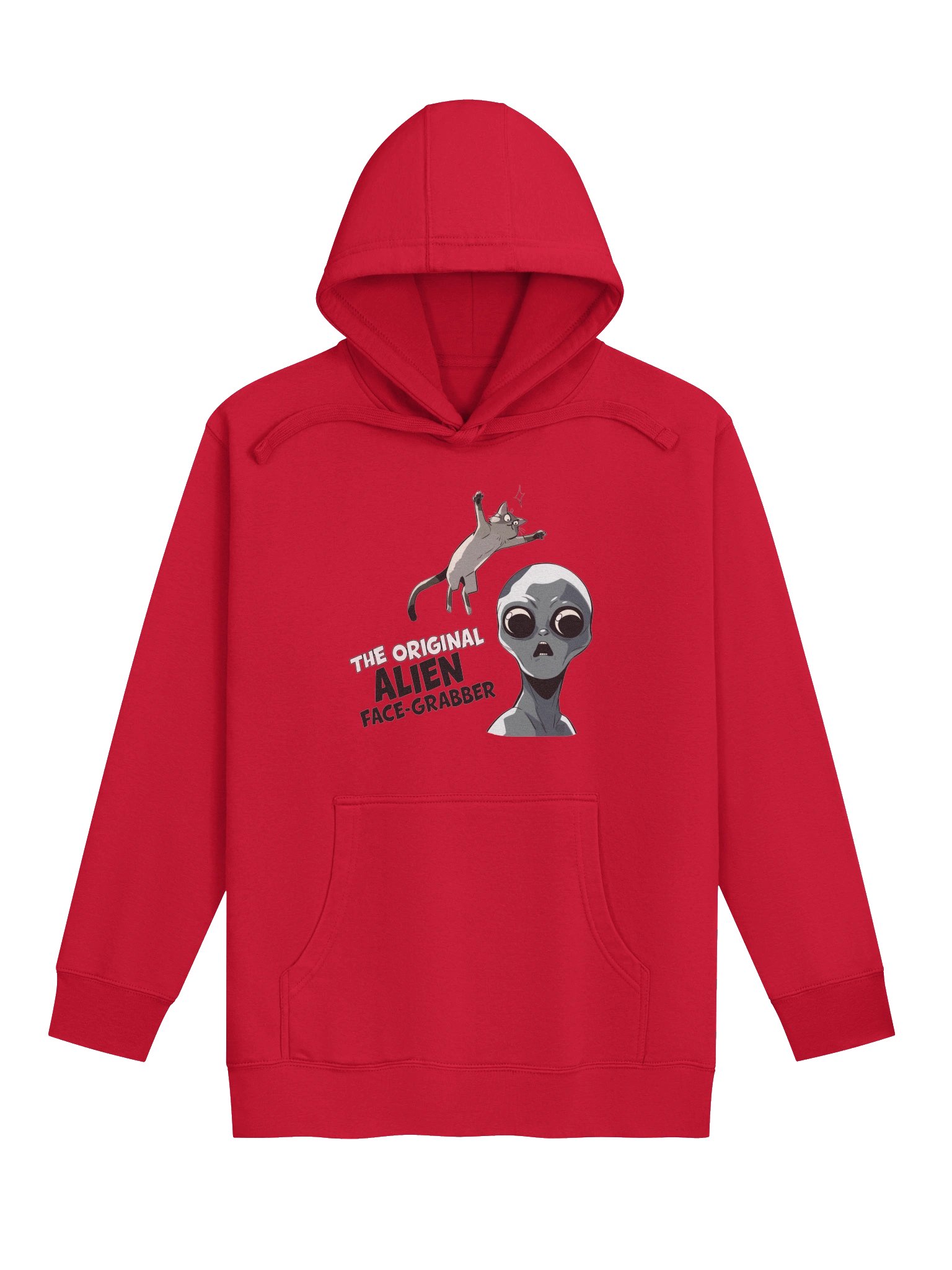 Alien Face Grabber - Premium Unisex Hoodie product image (5)