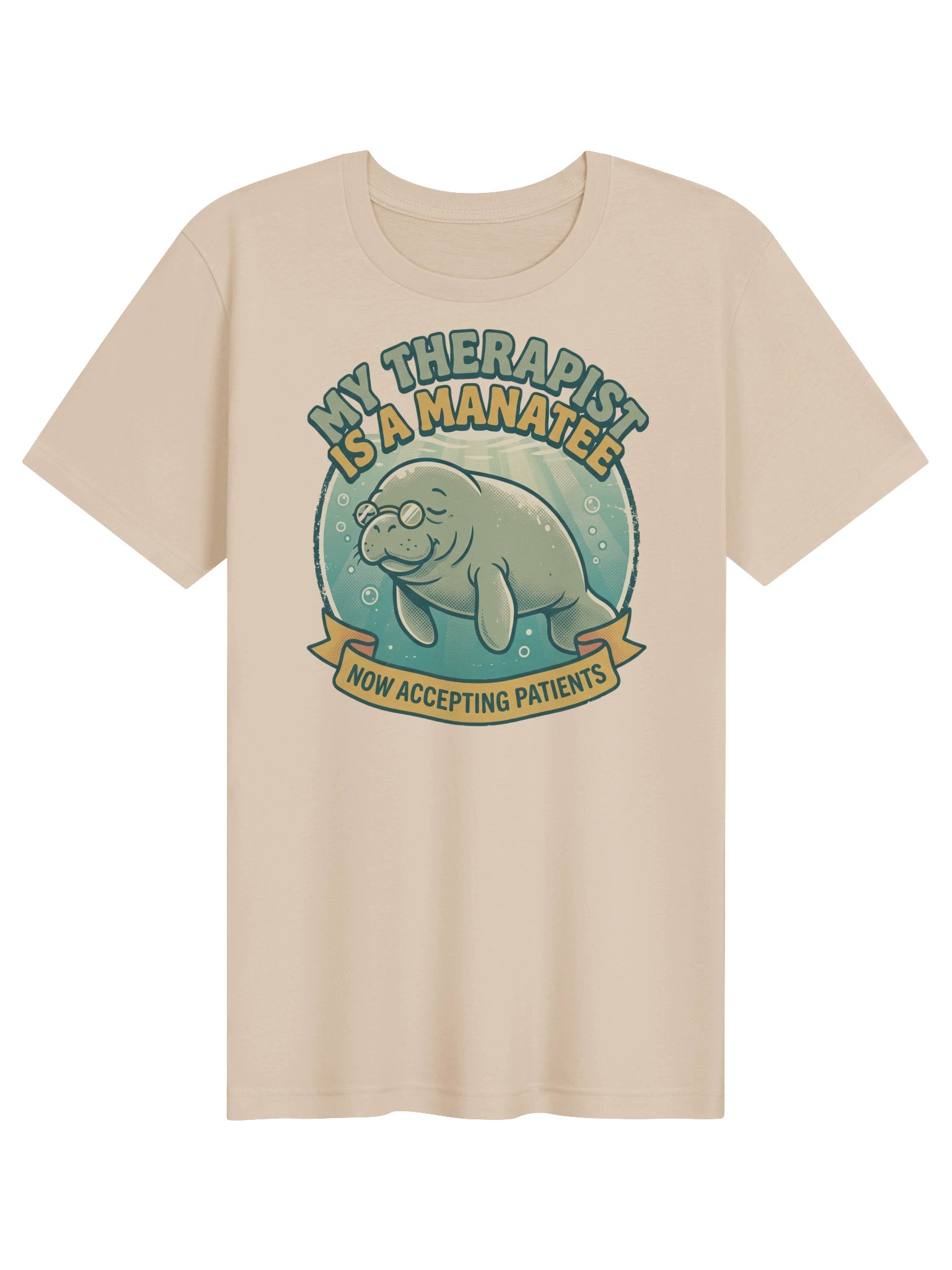 My Therapist Is a Manatee Tee product image (1)