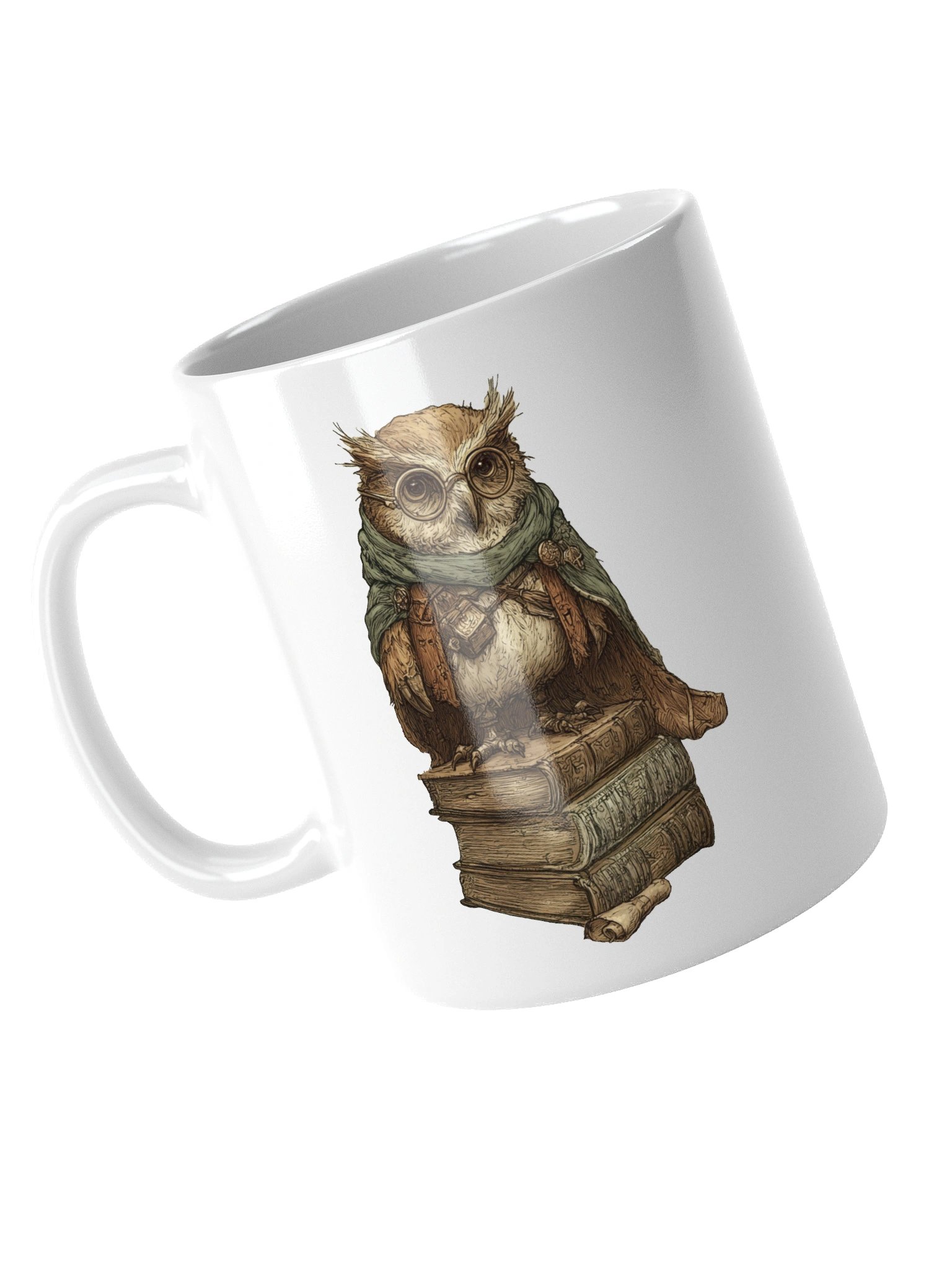 Archivist Owl Scholarly Mug product image (2)